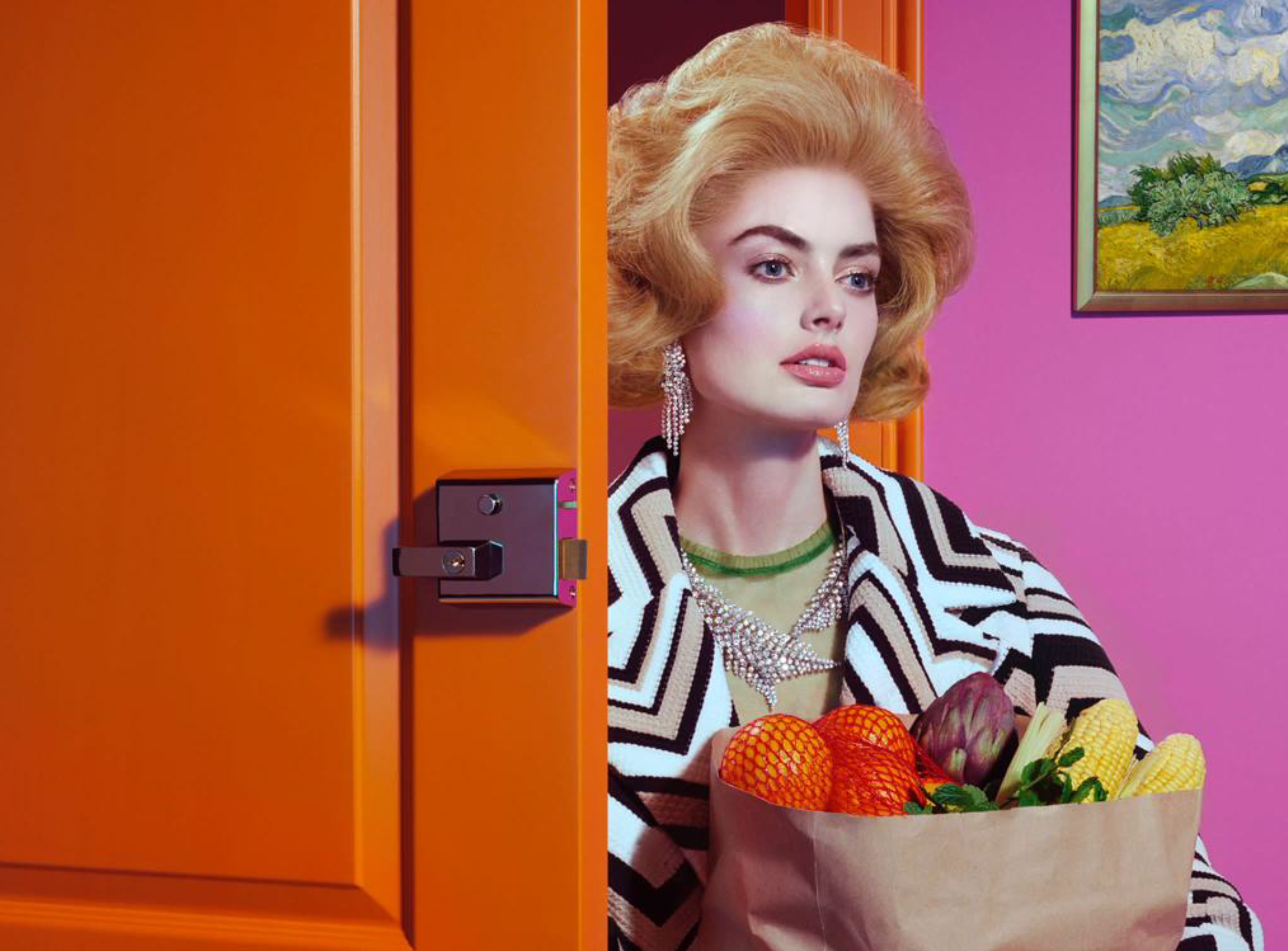 Miles Aldridge – Doors #2, 2023 – Zeefdruk