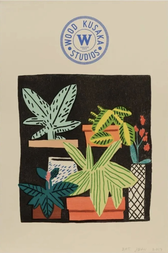 Jonas Wood – Notepad Doodle (state II), 2017 – Litografía