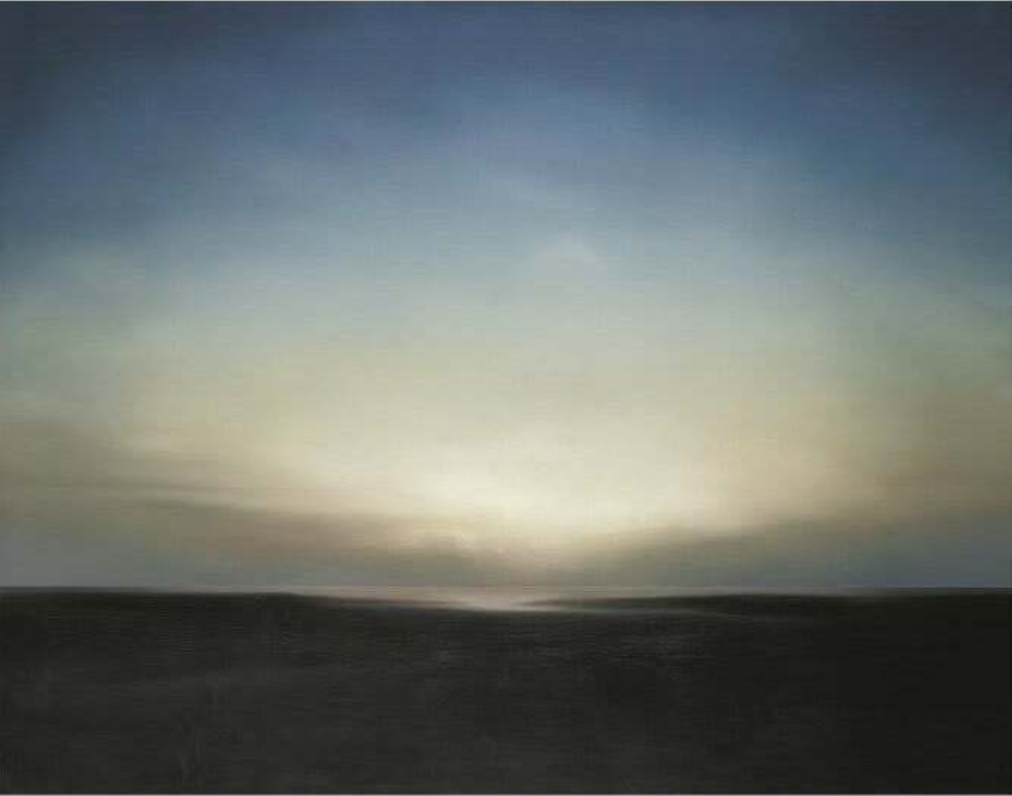 Gerhard Richter – Abendstimmung (Evening Calm), 2021 – Técnica mixta