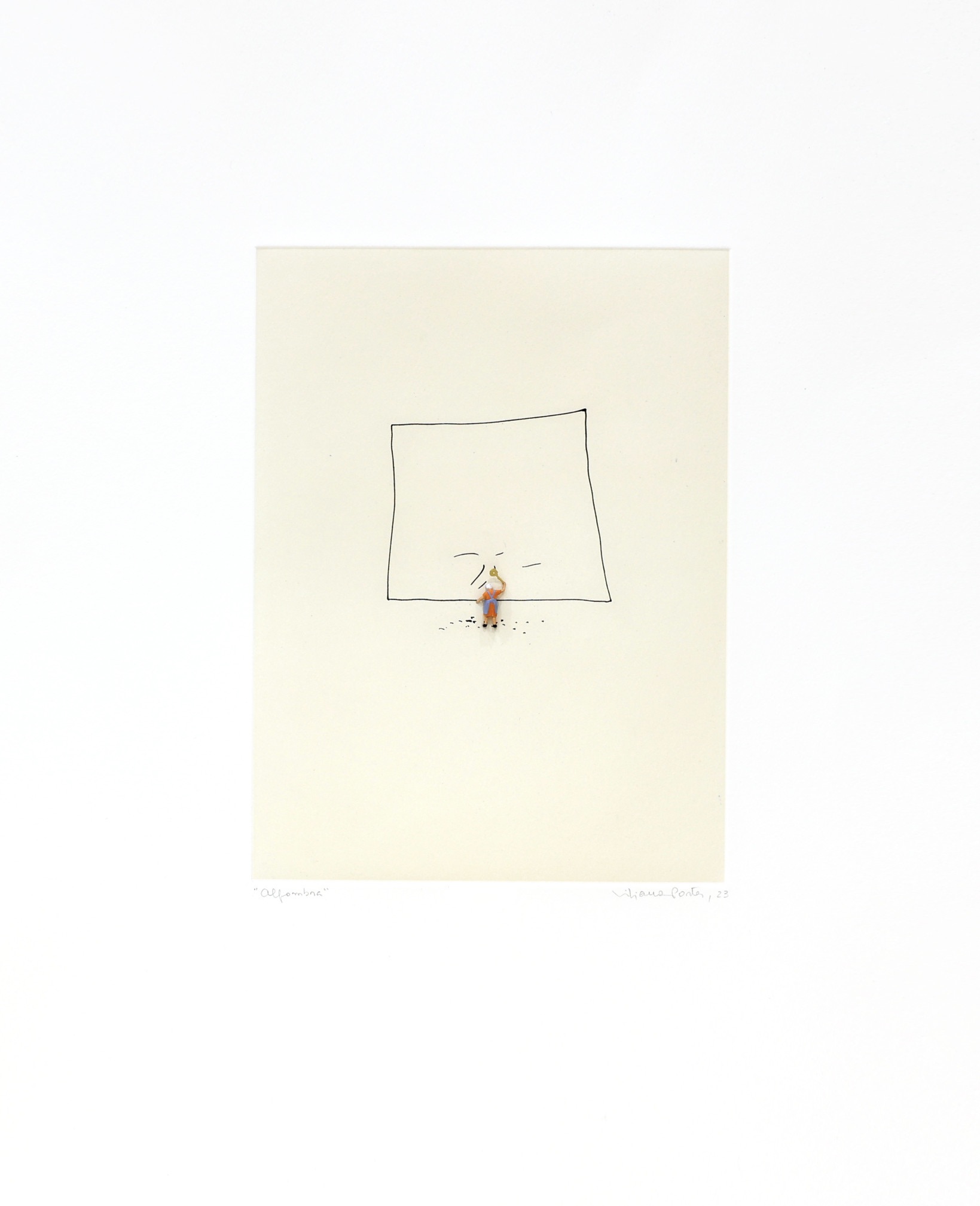 Liliana Porter – Alfombra, 2023 – Collage