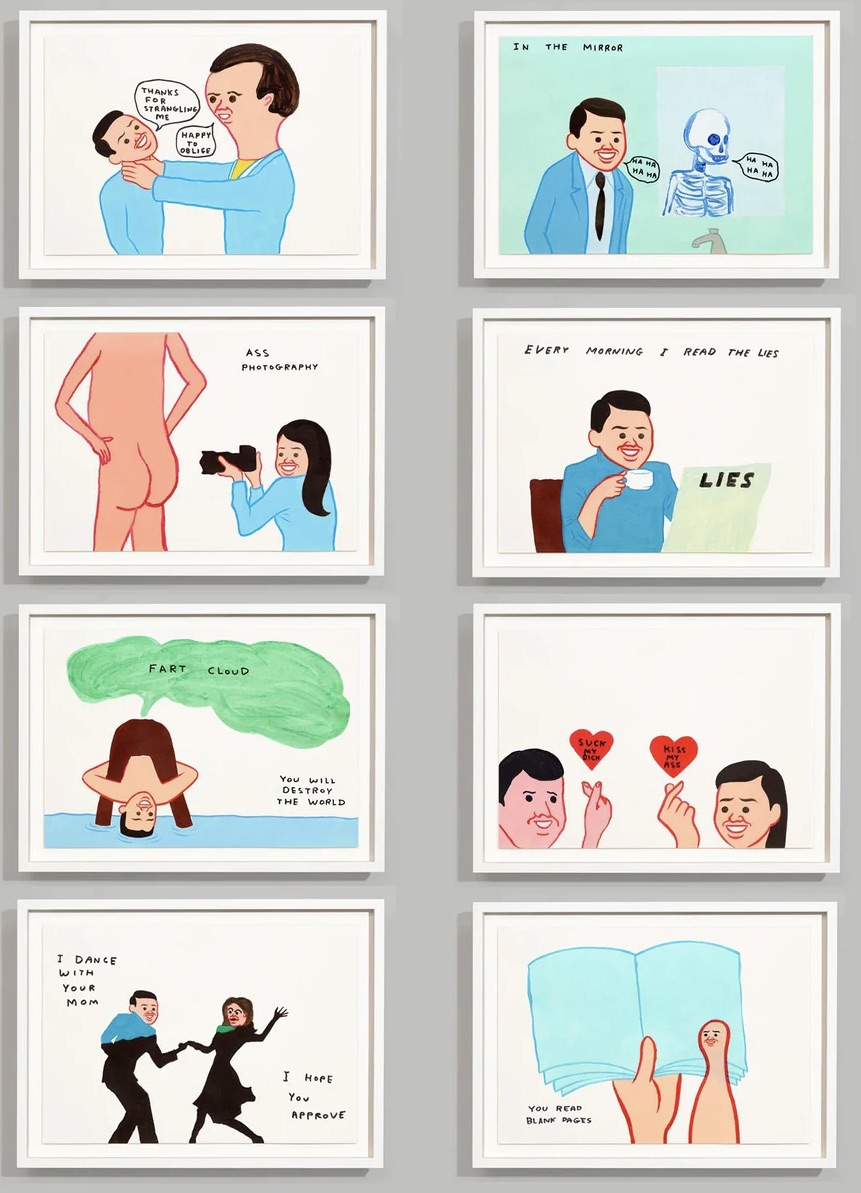 David Shrigley – Vote (set of 8), 2022 – Sérigraphie/Silkscreen