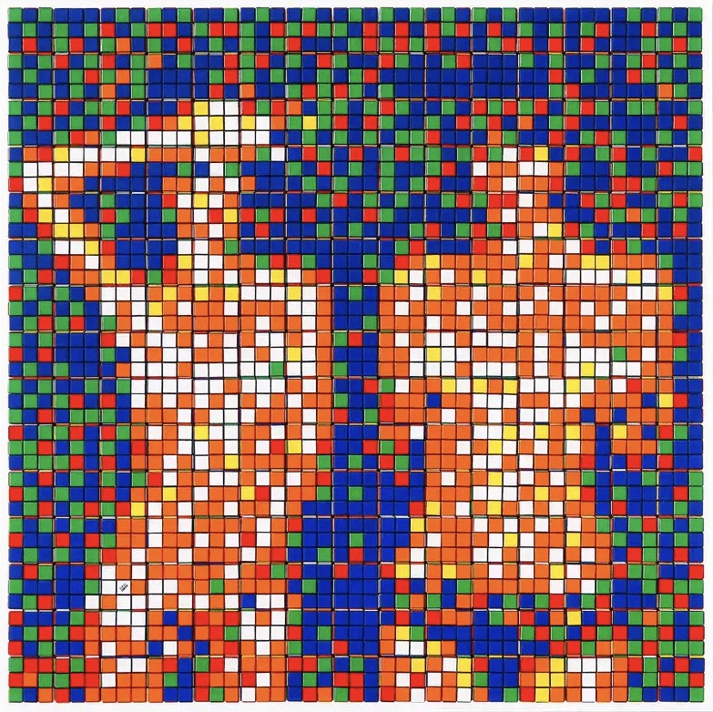 Invader – Rubik country life, 2023 – Mixed média