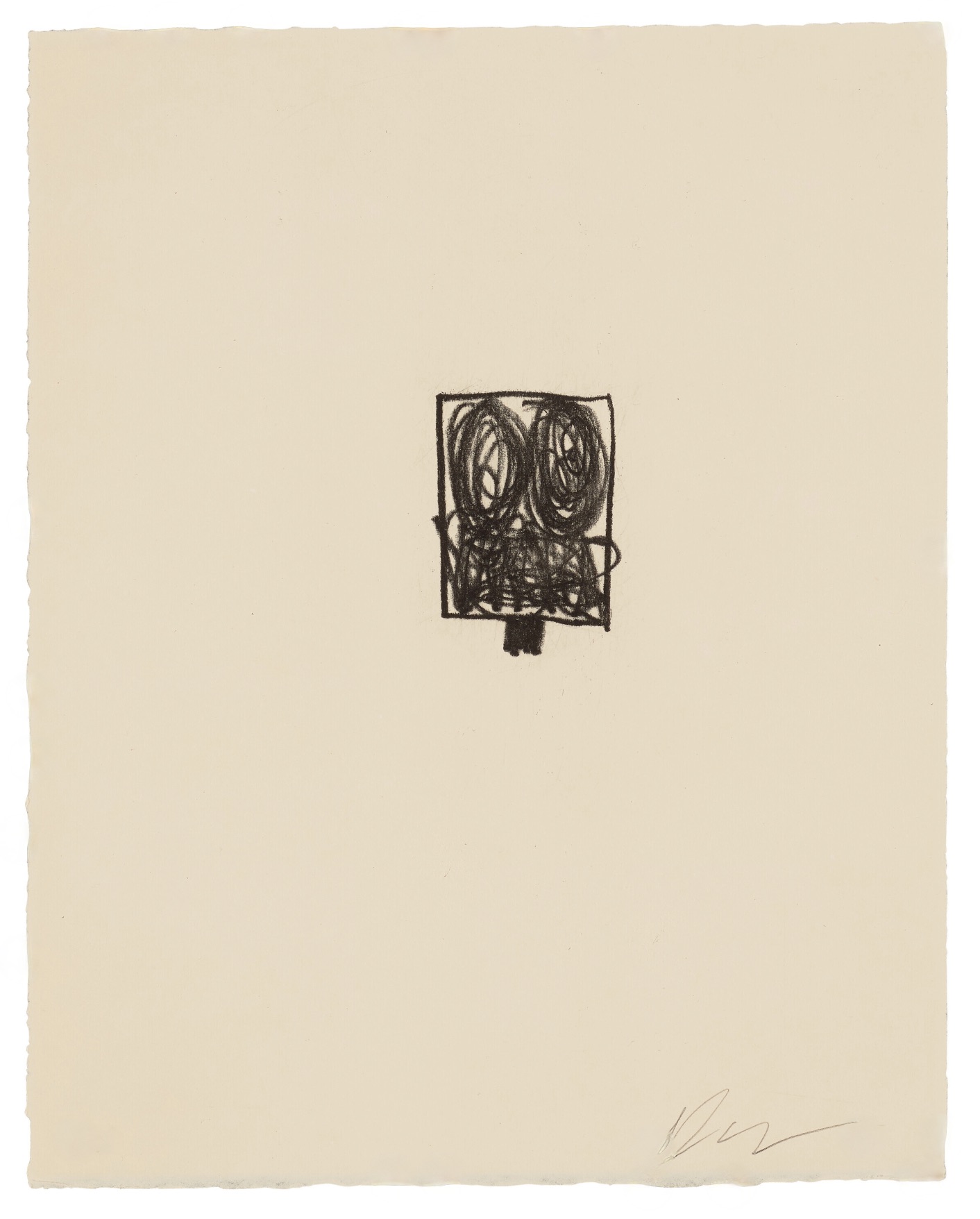 Rashid Johnson – Untitled (Small Anxious Man), 2021 – Aguafuerte
