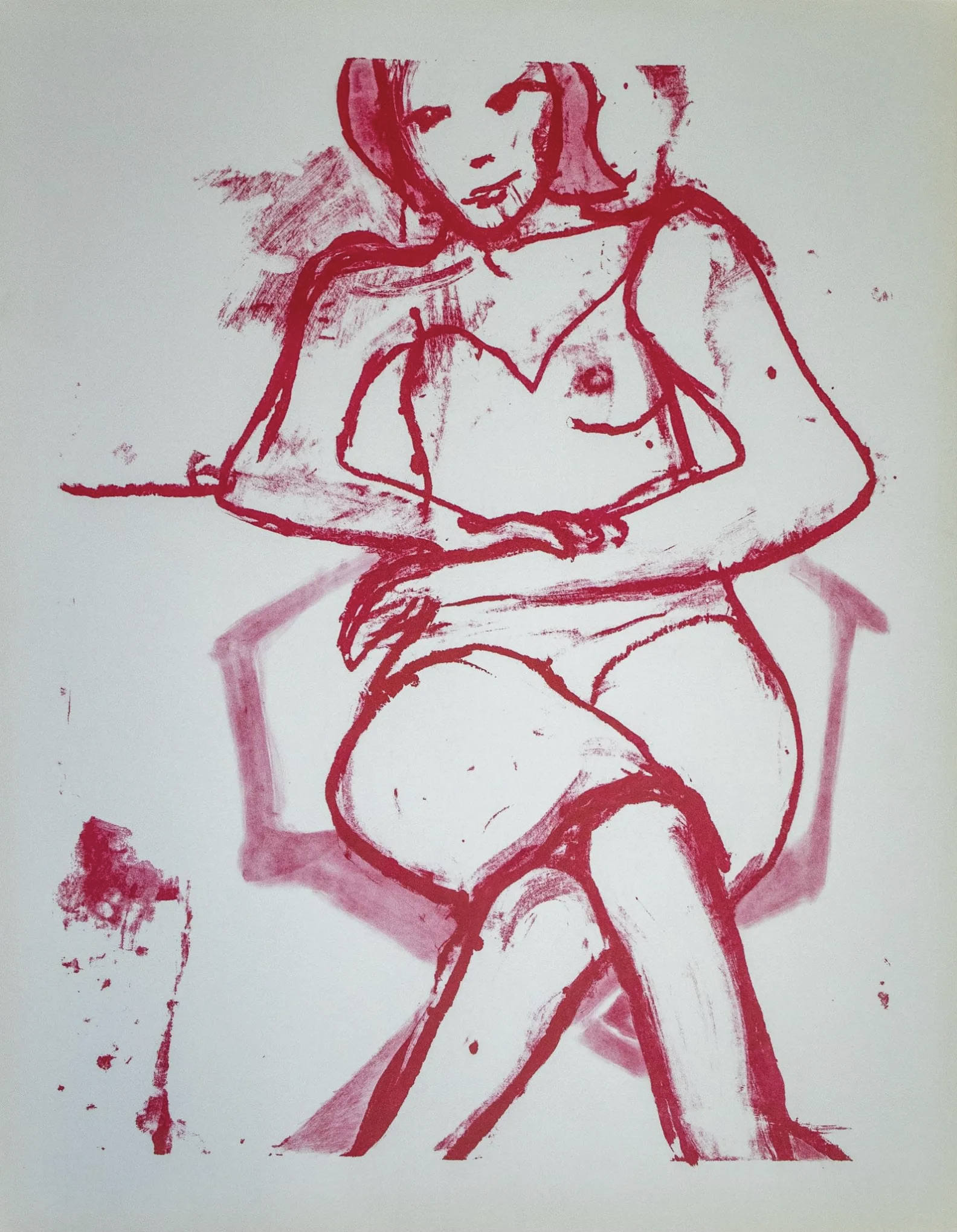 Richard Diebenkorn – Seated woman, 1965 – Lithograph