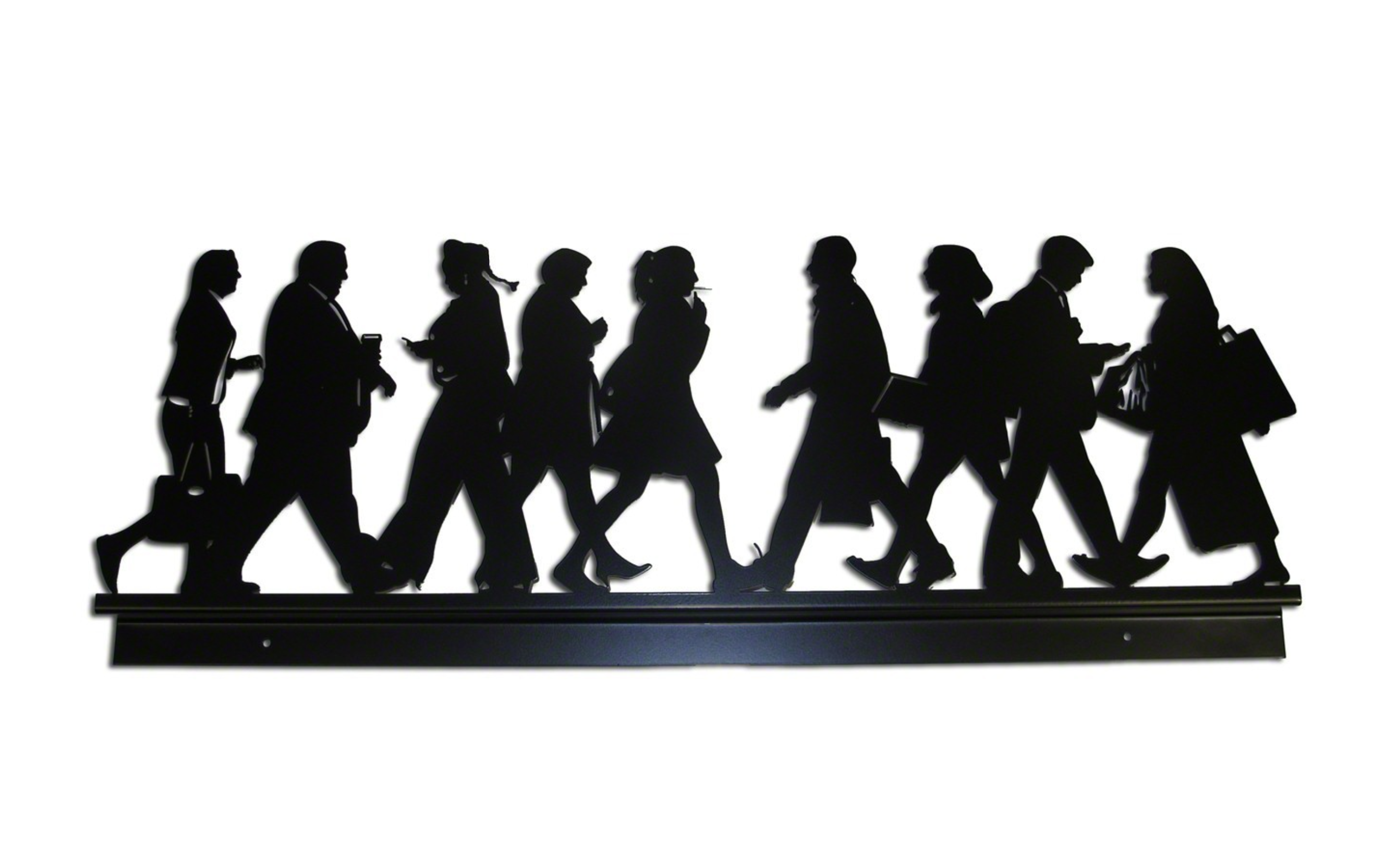 Julian Opie – City Walkers 2, 2014 – Mixed média