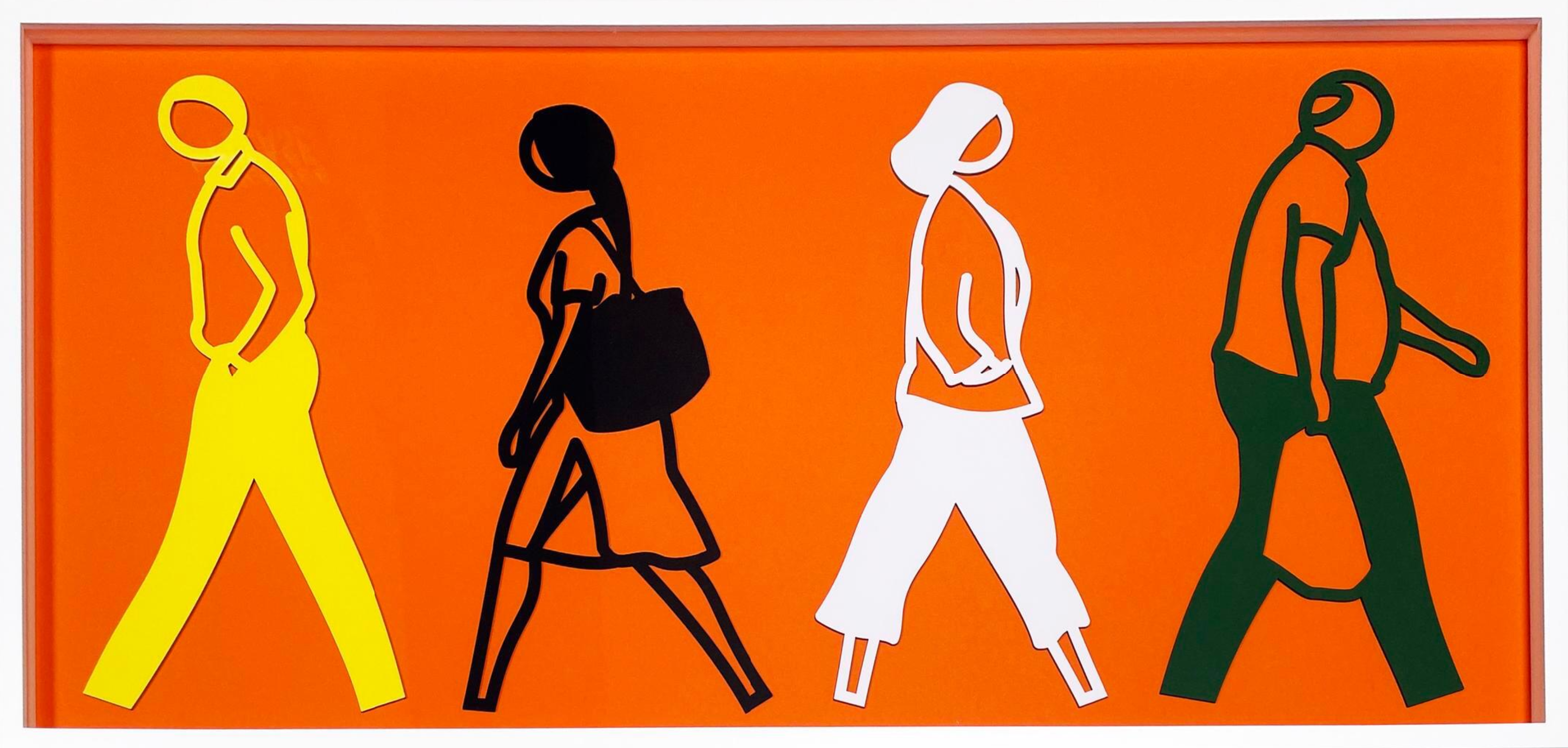 Julian Opie – Street 1, 2020 – Impression en relief?
