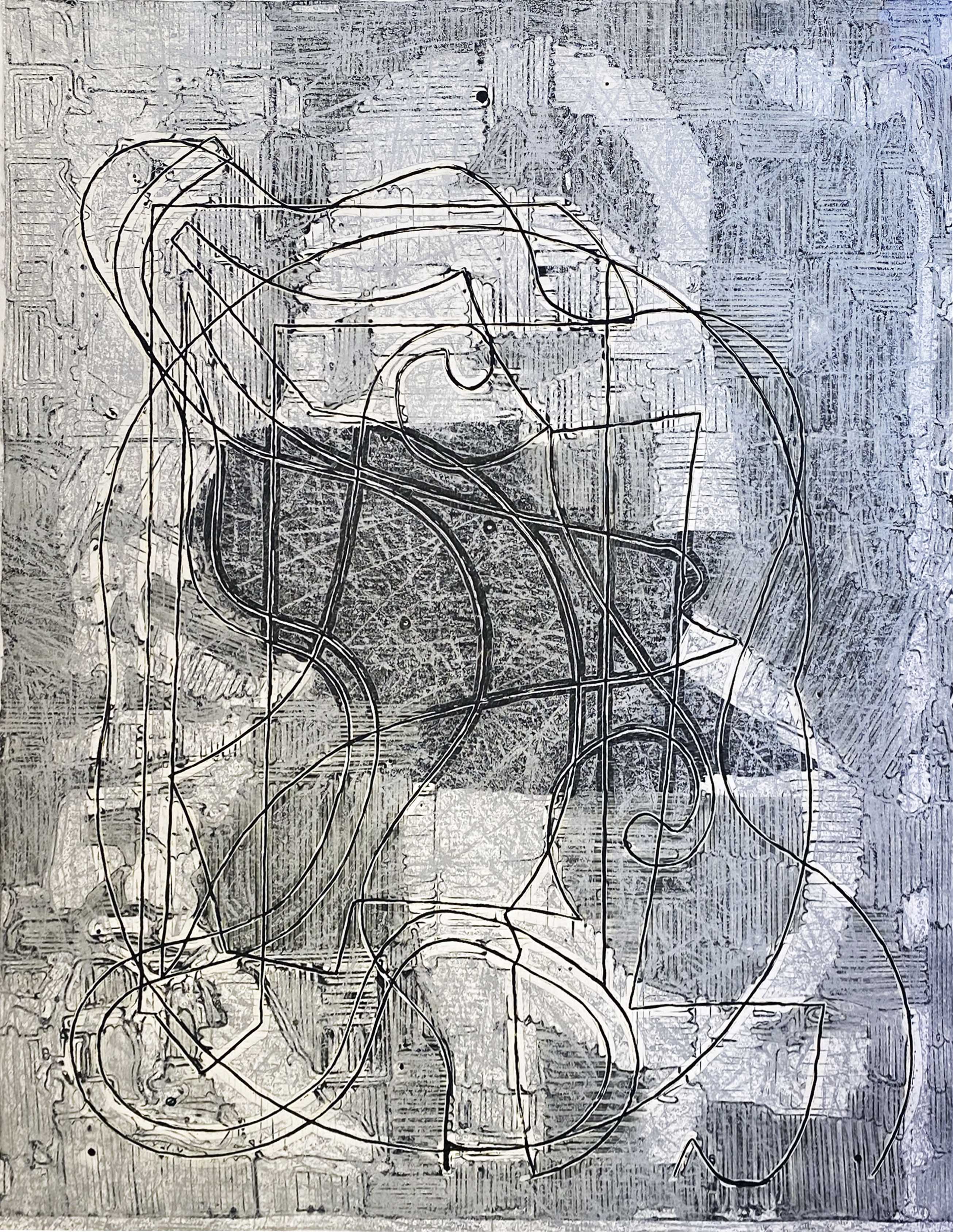 Frank Stella – Imola Three, I (from the Circuits Series), 1982 – Mixed Media