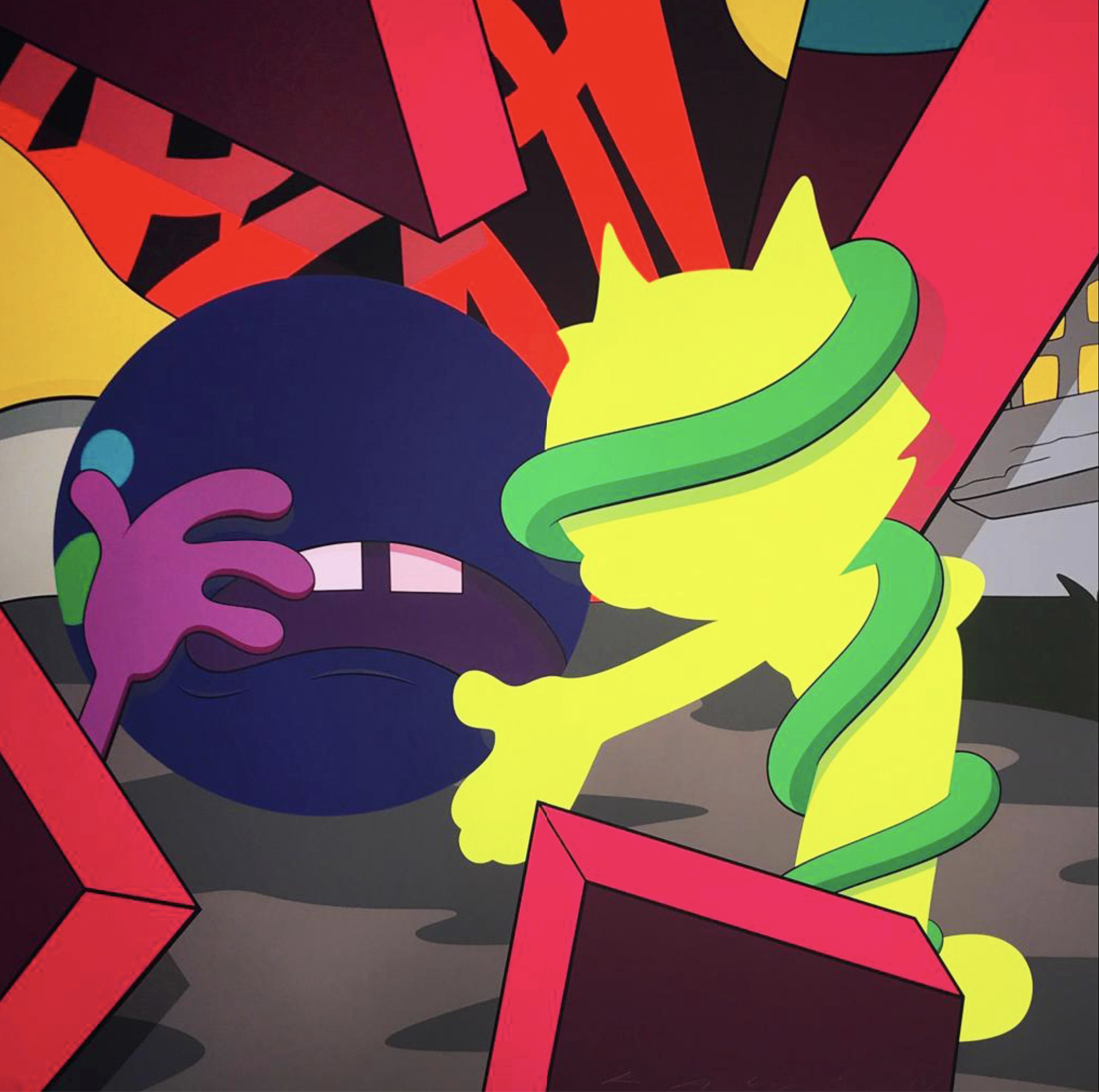 KAWS – Presenting the Past, 2014 – Silkscreen