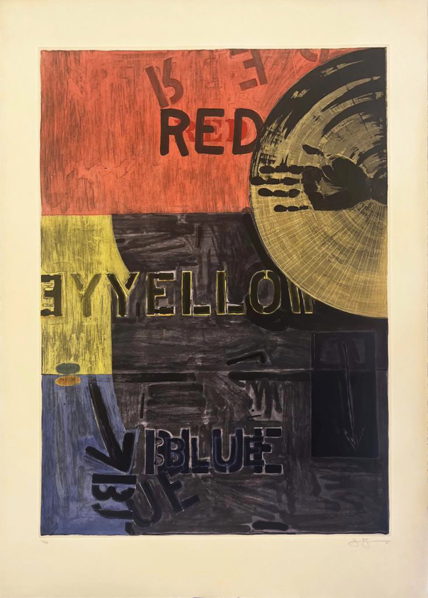 Jasper Johns – Periscope, 1981 – Grabado Aguatinta
