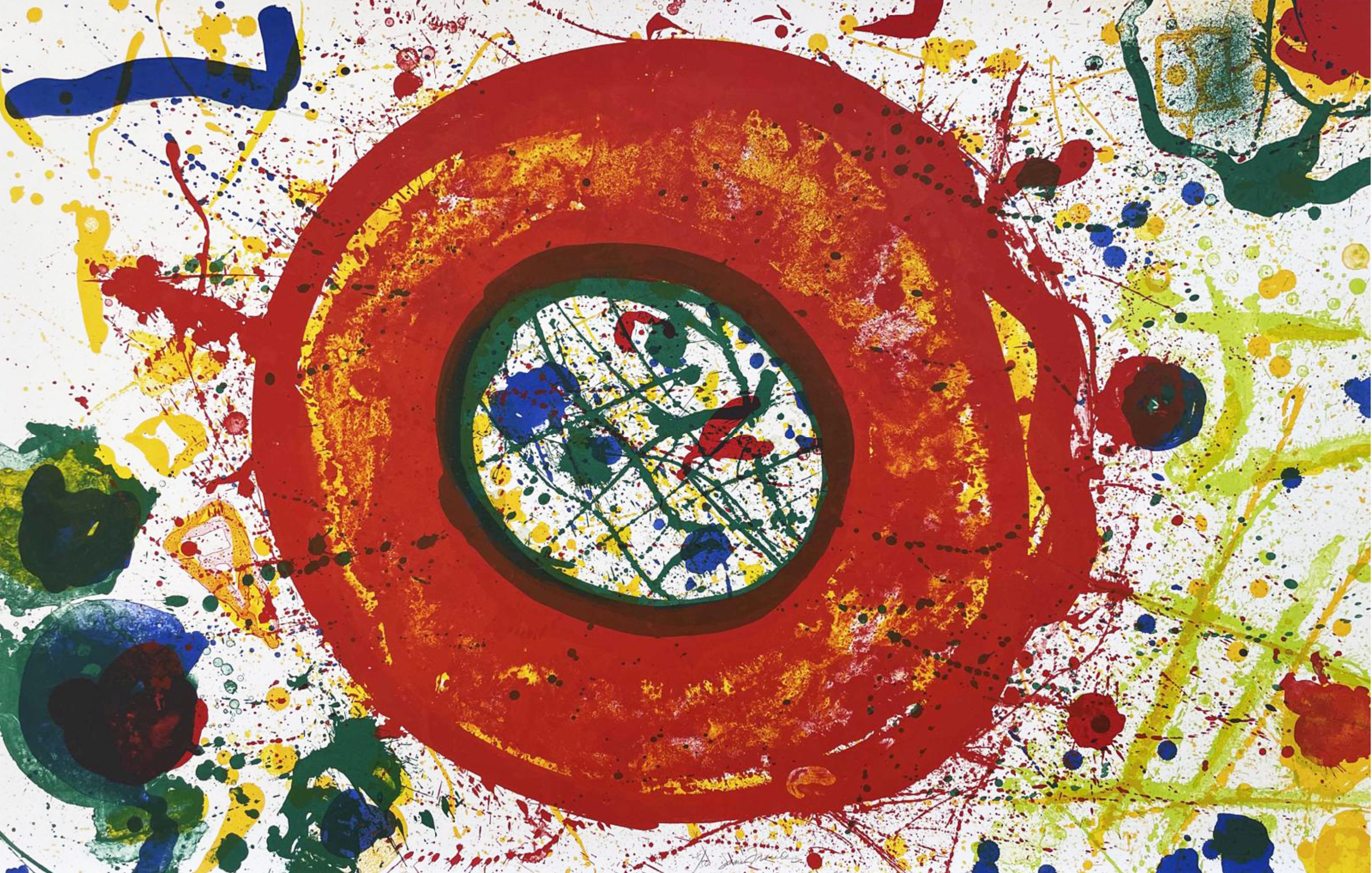 Sam Francis – Untitled (SF-356), 1992 – Litografía