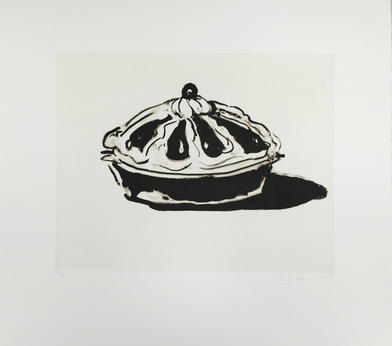 Thiebaud Wayne – Crown Tart, 2015 – Mixed média