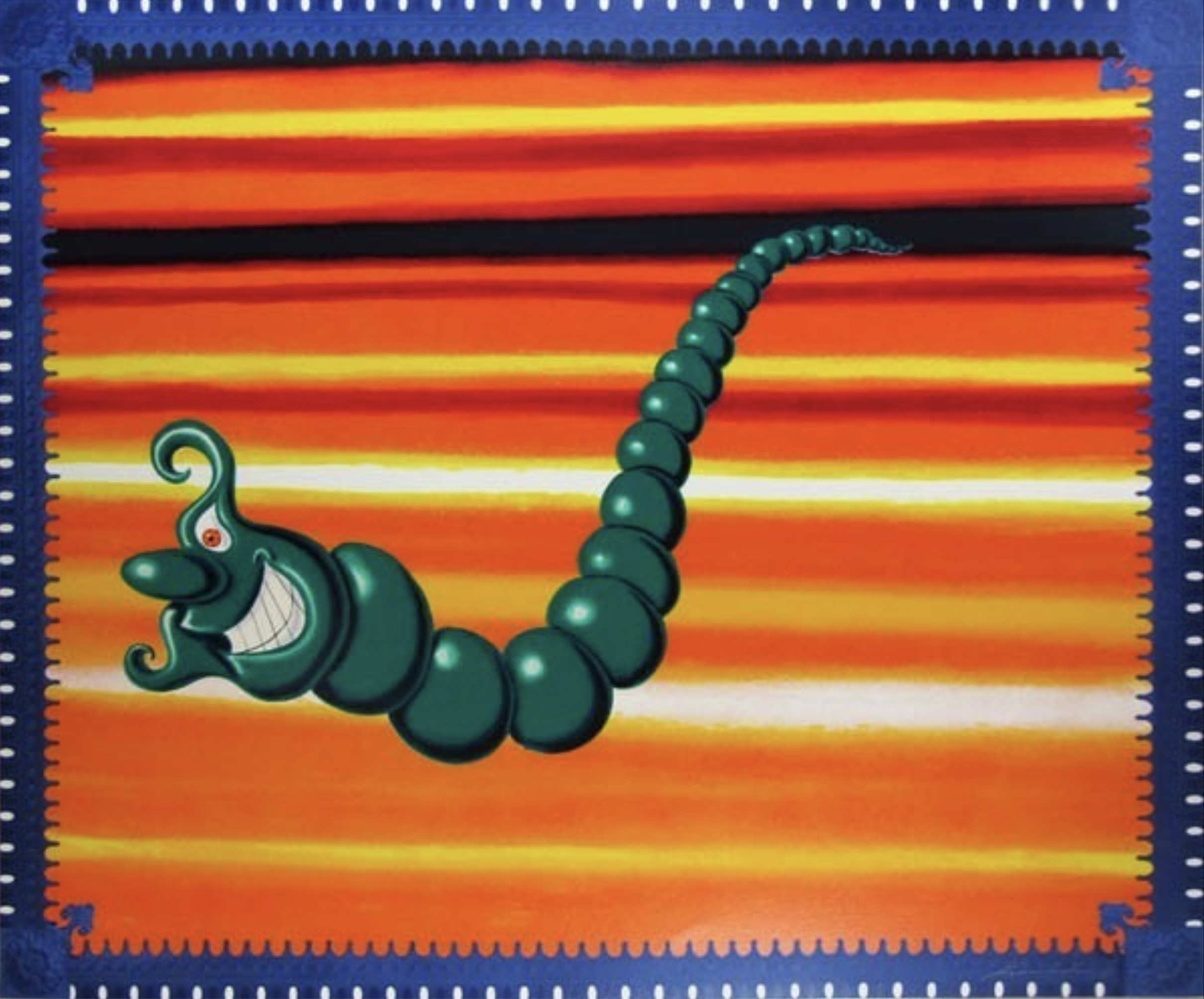 Kenny Scharf – Jade Pea God, 1989 – Zeefdruk