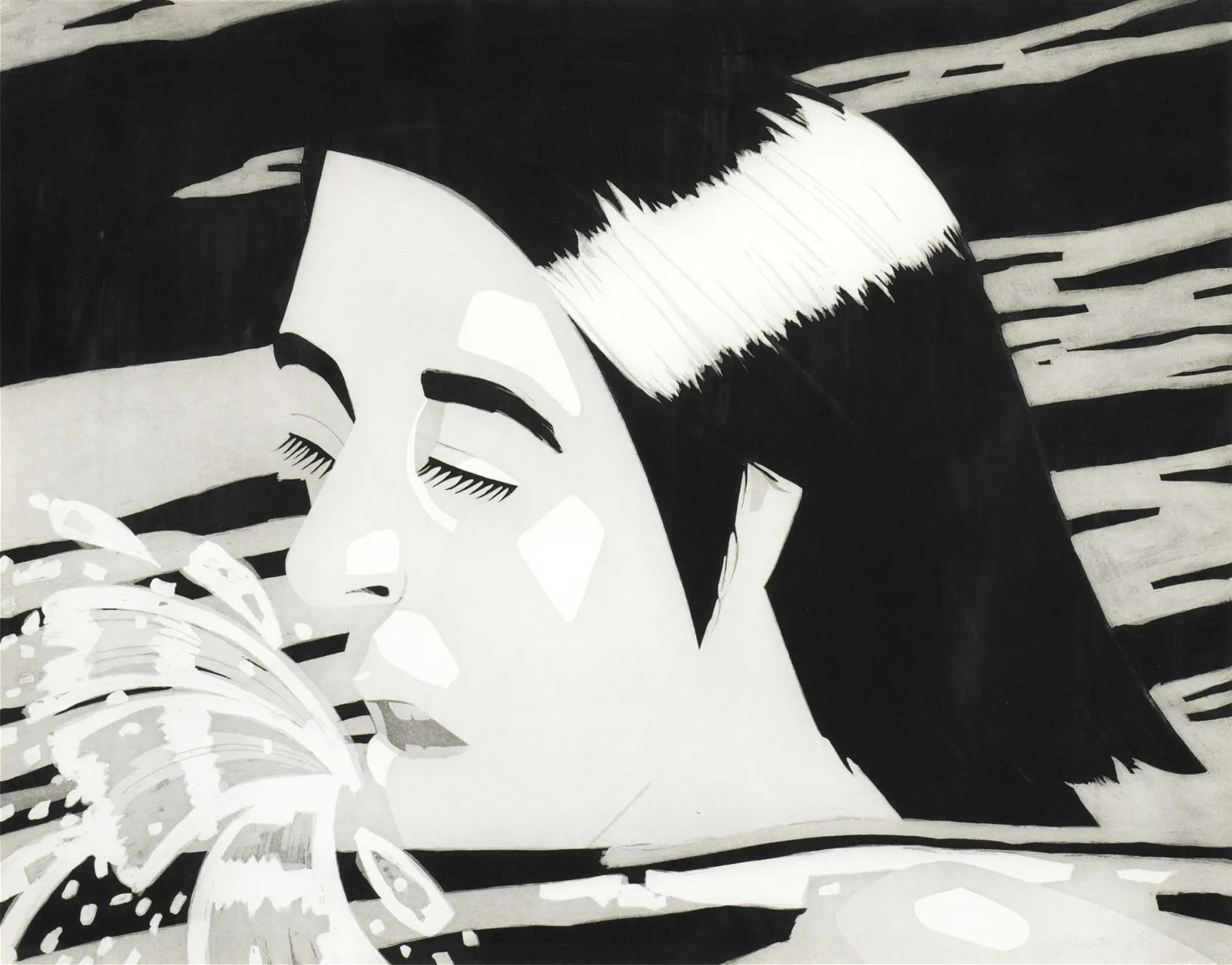 Alex Katz – The Swimmer, 1974 – Aquatint