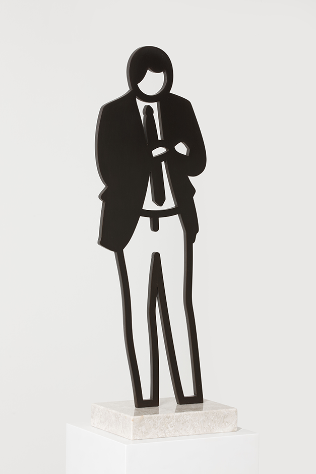 Julian Opie – Blazer: Boston Statuette, 2020 – Bronze