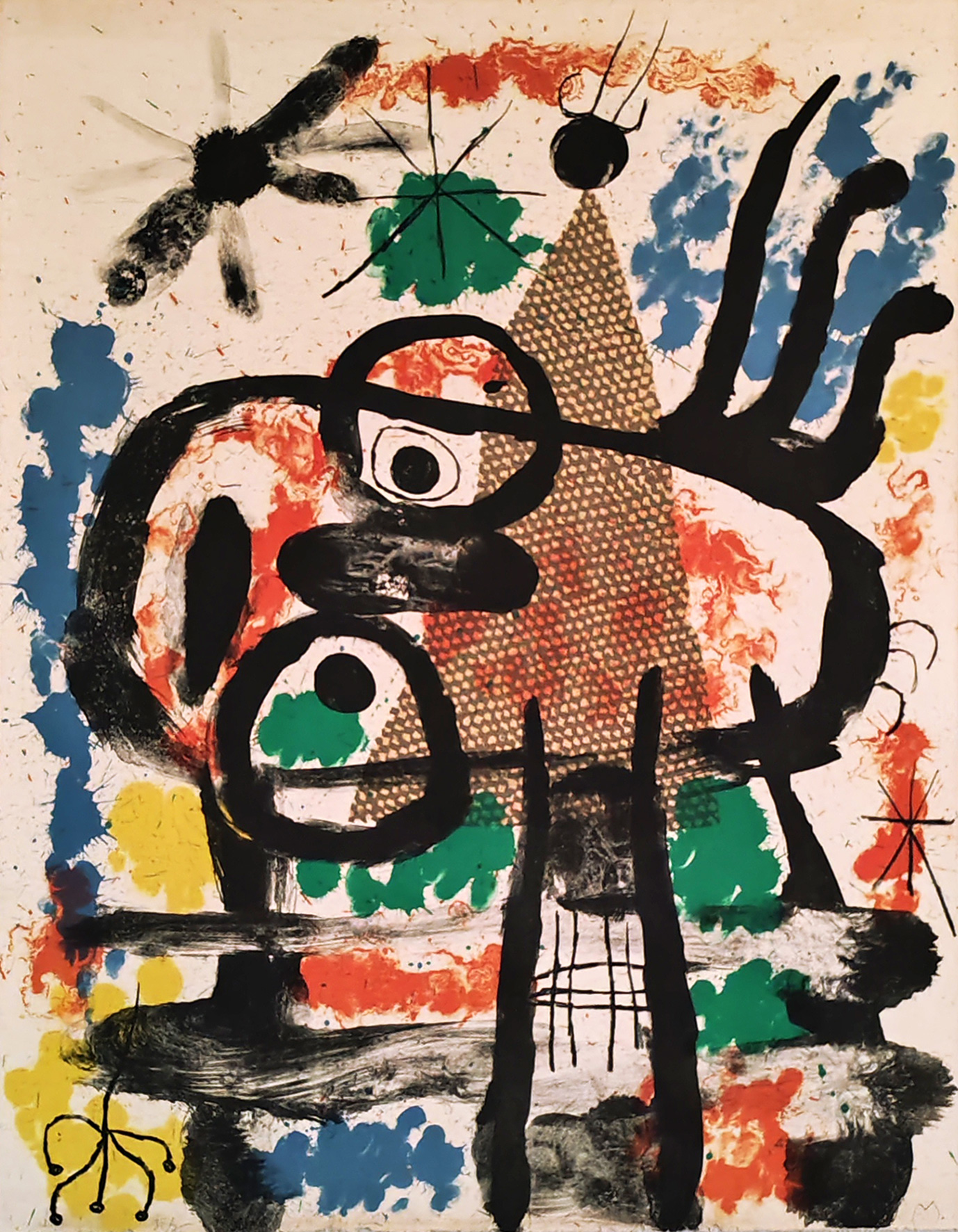 Joan Miró – Album 19, Planche 5, 1961 – Litografía
