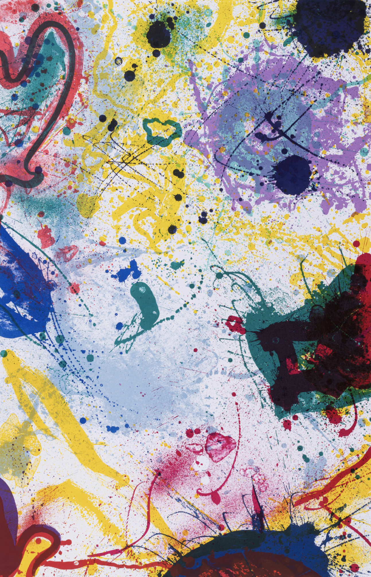 Sam Francis – Untitled (SF-345), 1991 – Litografía