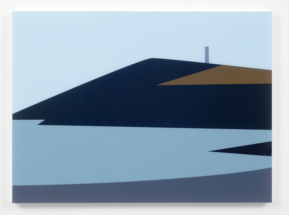 Julian Opie – Cornish Coast 2: Gribbin Head, 2017 – Mischtechnik
