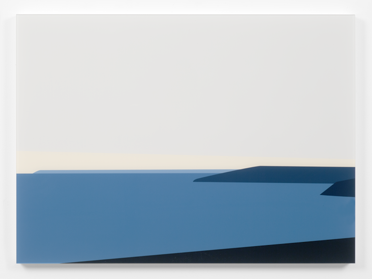 Julian Opie – Cornish Coast 2: Gribbin Peninsula, 2017 – Mixed média