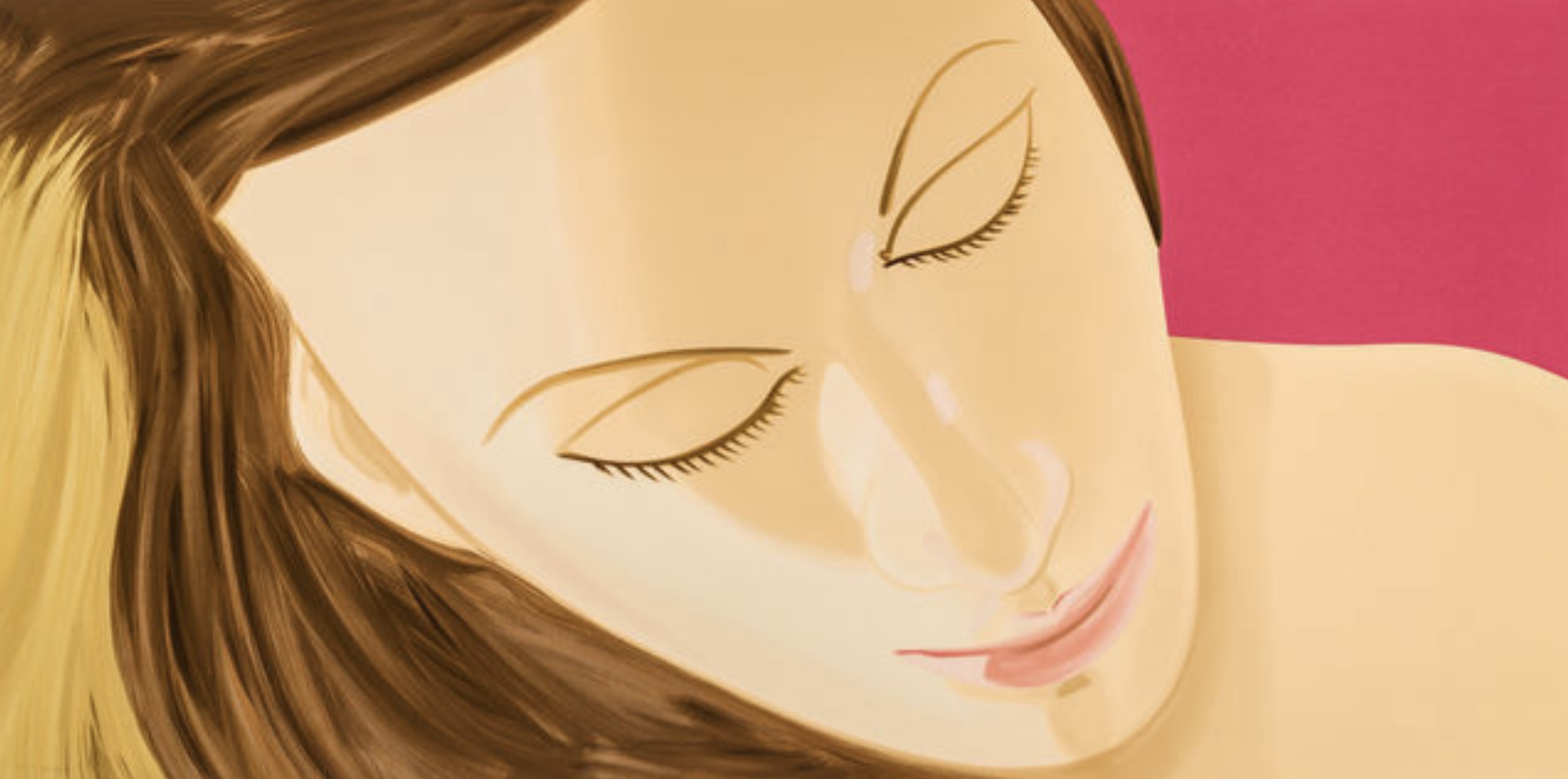 Alex Katz – Red Dancer 2, 2019 – Silkscreen