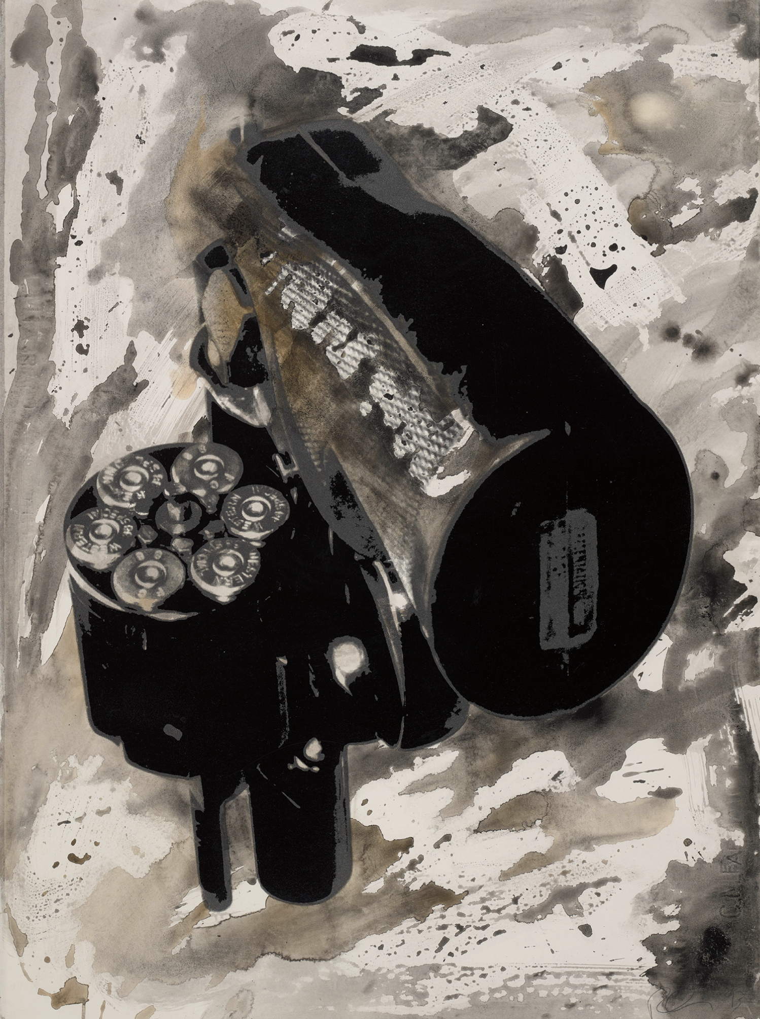 Robert Longo – Untitled (Gun), from the Hope and Optimism Portfolio, 1993 – Siebdruck