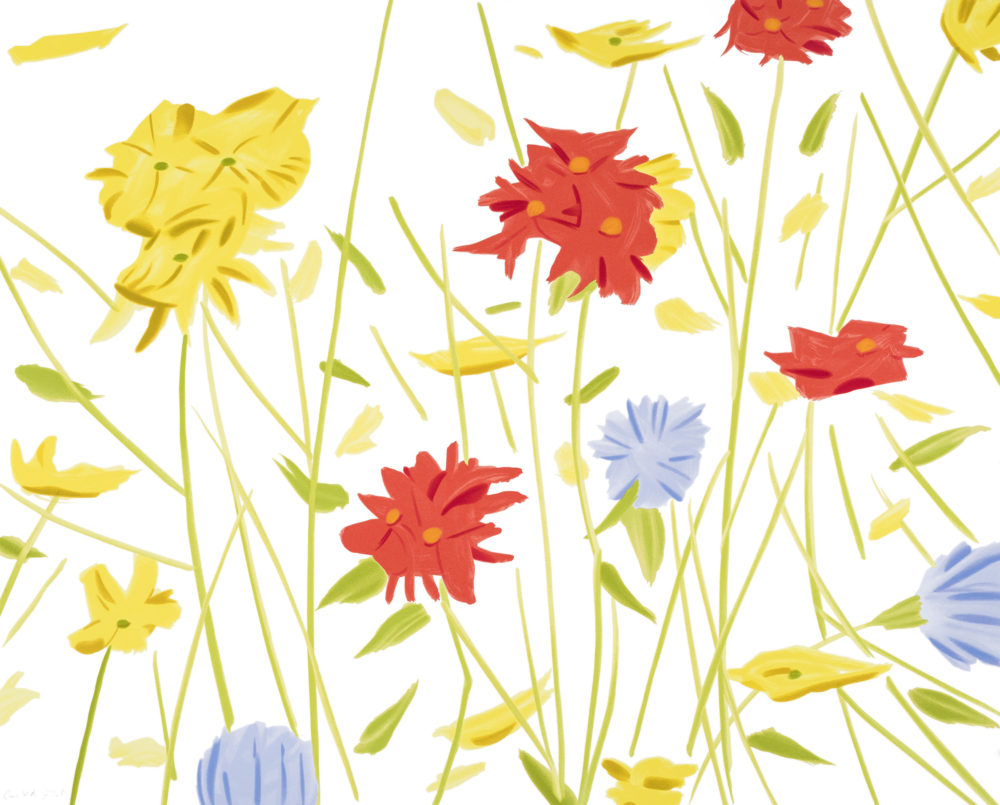 Alex Katz – Wildflowers, 2017 – Silkscreen
