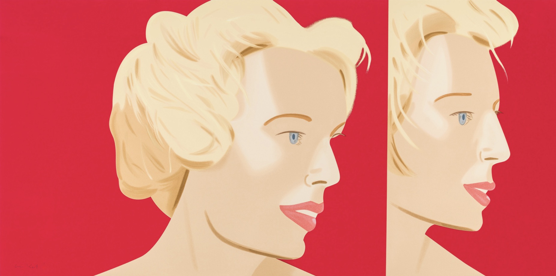 Alex Katz – Coca-Cola girl 6, 2019 – Siebdruck
