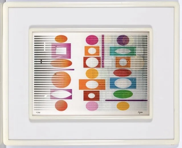 Yaacov Agam – Composition, c. 1970-80 – Técnica mixta
