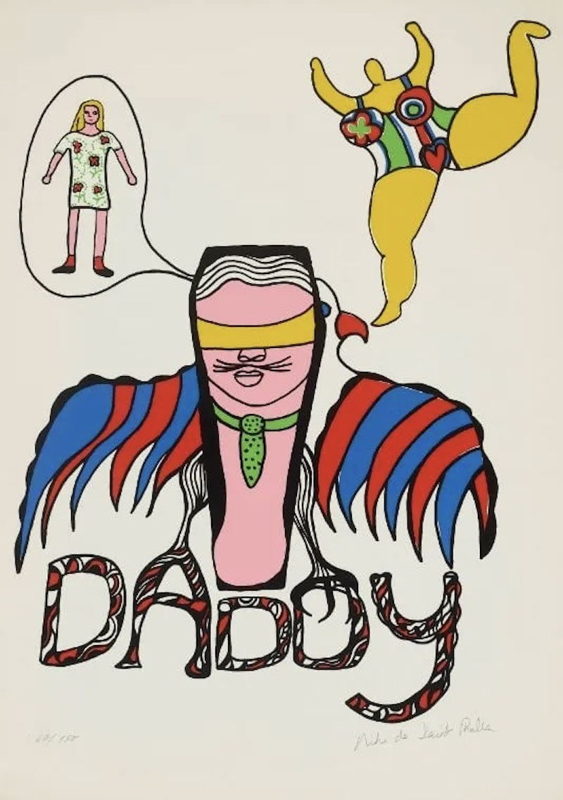Niki De Saint Phalle – Daddy, 1973 – Siebdruck