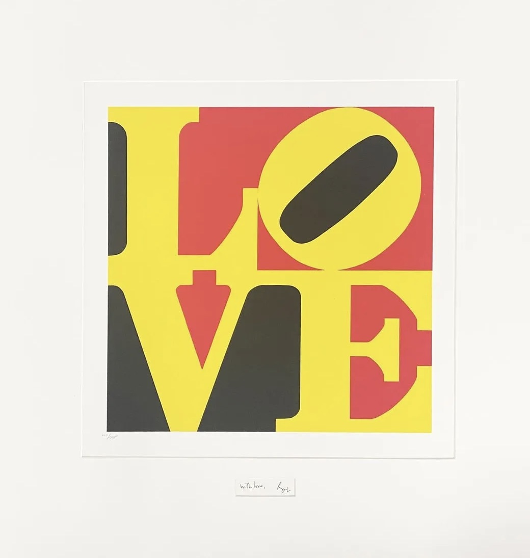 Indiana, Robert | The German LOVE, 1997 — available on Composition Gallery