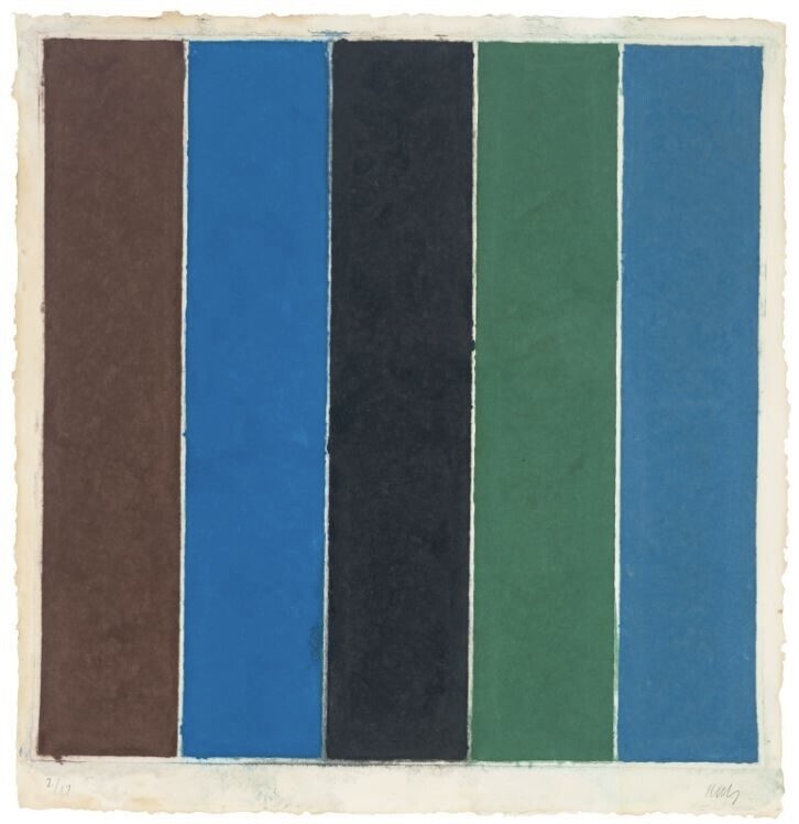 Ellsworth Kelly – Colored Paper Image XIX, 1976 – Mixed Media