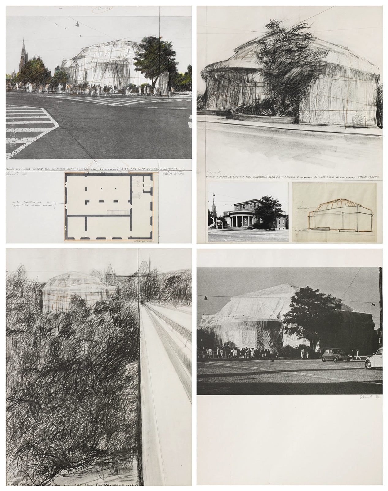 Javacheff Christo – Kunsthalle Bern, 1972 – Técnica mixta