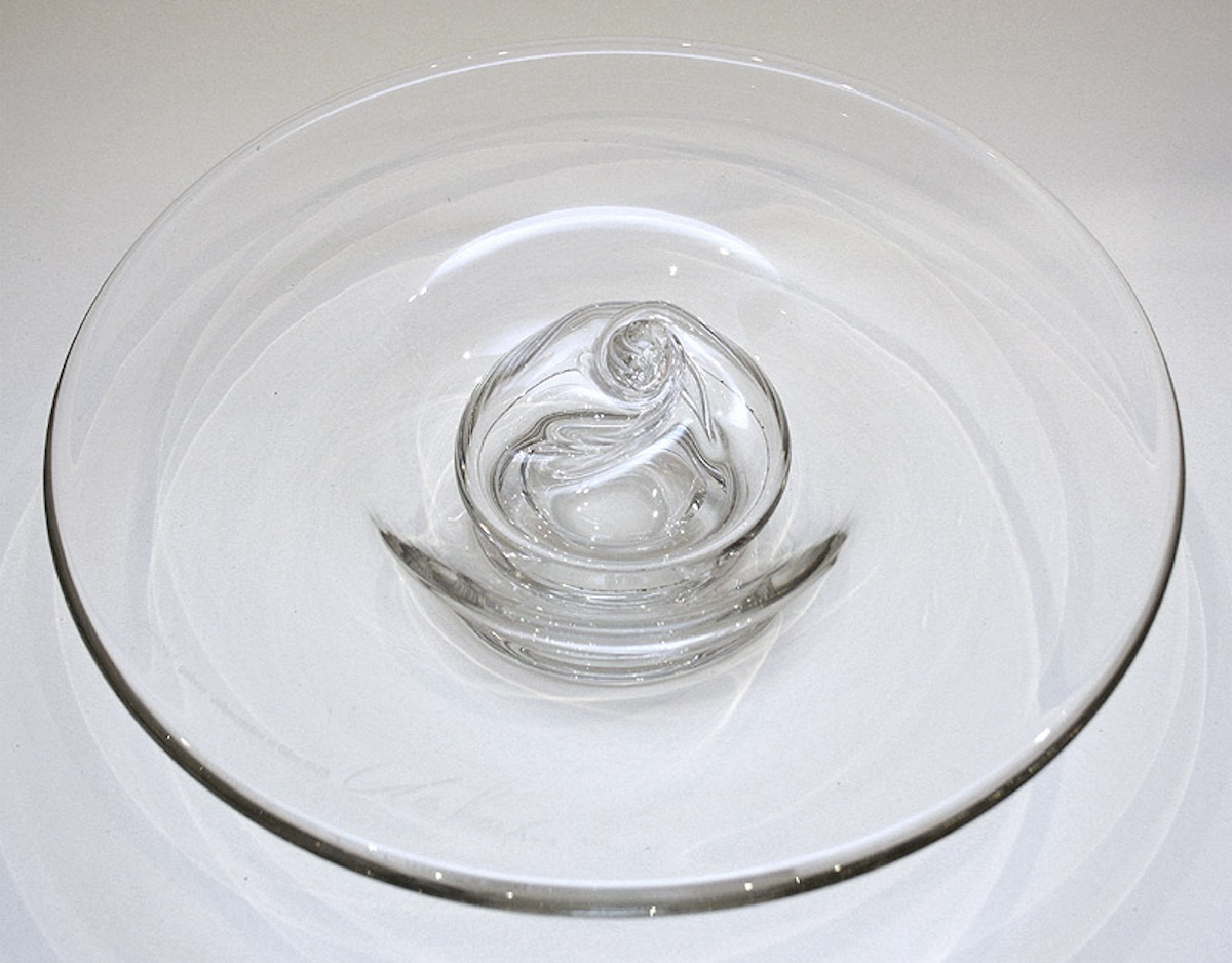 Gunther Uecker – Jahresteller, 1975 – Glass