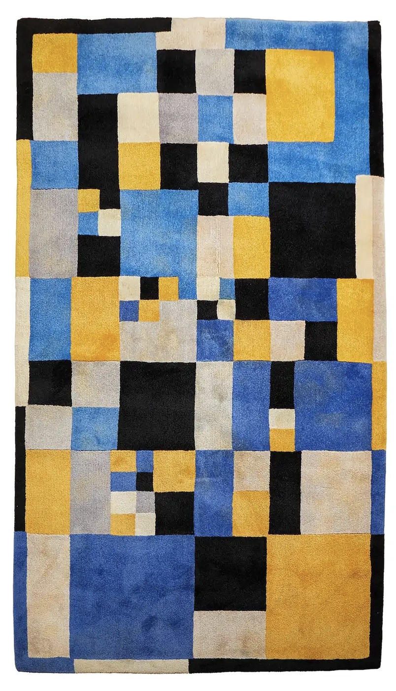 Sonia Delaunay – Carrés Magique, c. 1980 – Tapíz