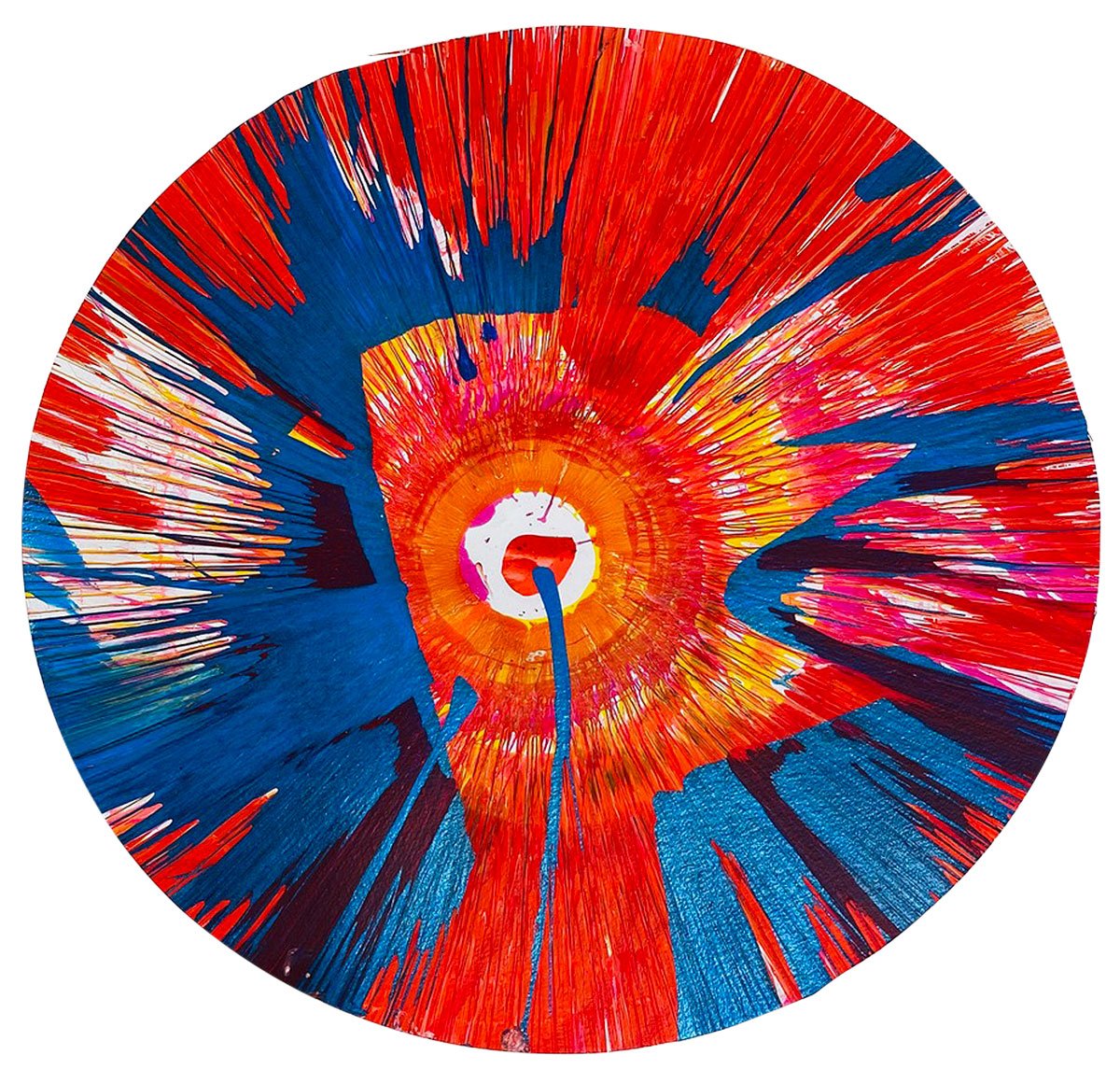 Damien Hirst – Spin Painting (circle), 2009 – Técnica mixta