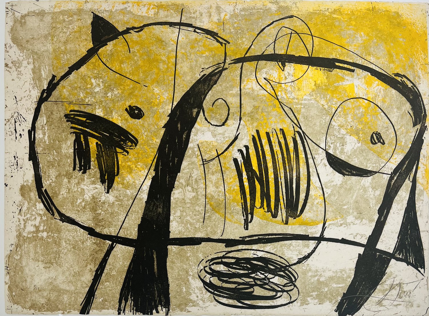 Joan Miró – Commedia D’arte V, 1979 – Radierung