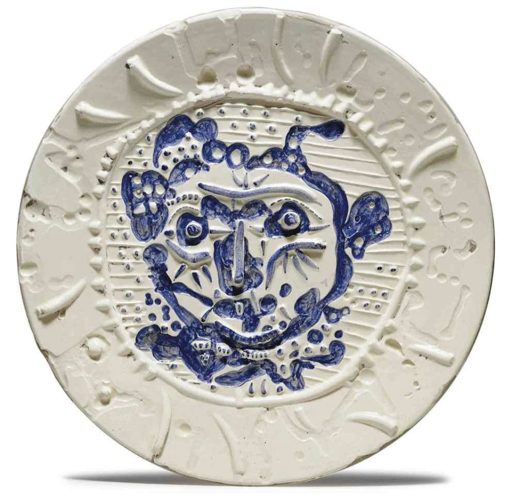 Pablo Picasso – Tormented Faun’s Face, 1956 – Chapa
