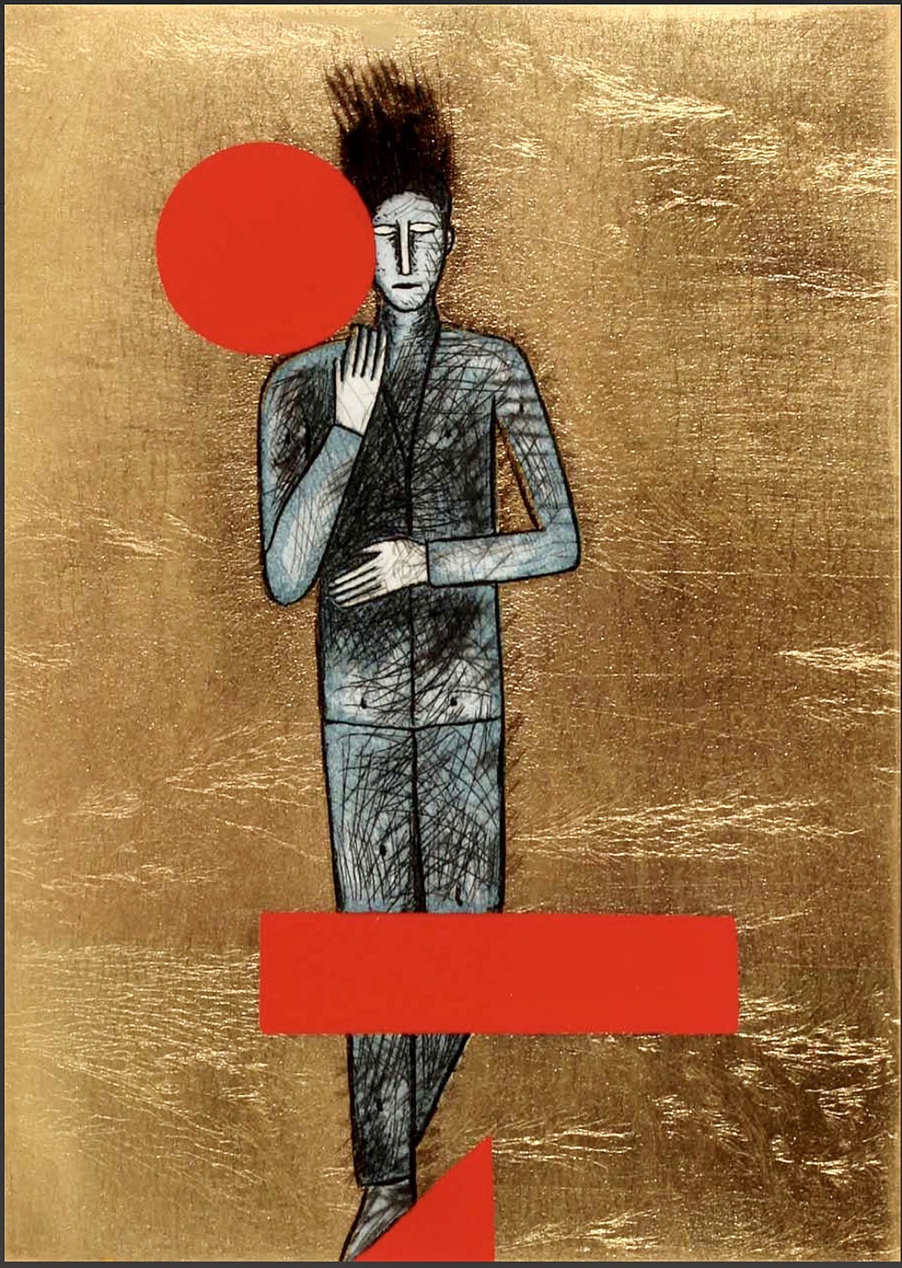 Mimmo Paladino – Sans Titre, 2001 – Técnica mixta
