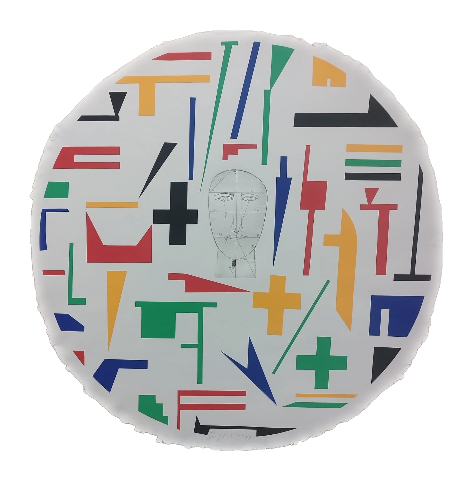 Mimmo Paladino – Scudo 3, 1999 – Técnica mixta