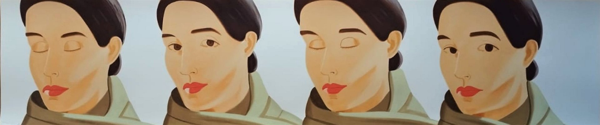 Alex Katz – Eyes Open Eyes Closed, 2017 – Zeefdruk