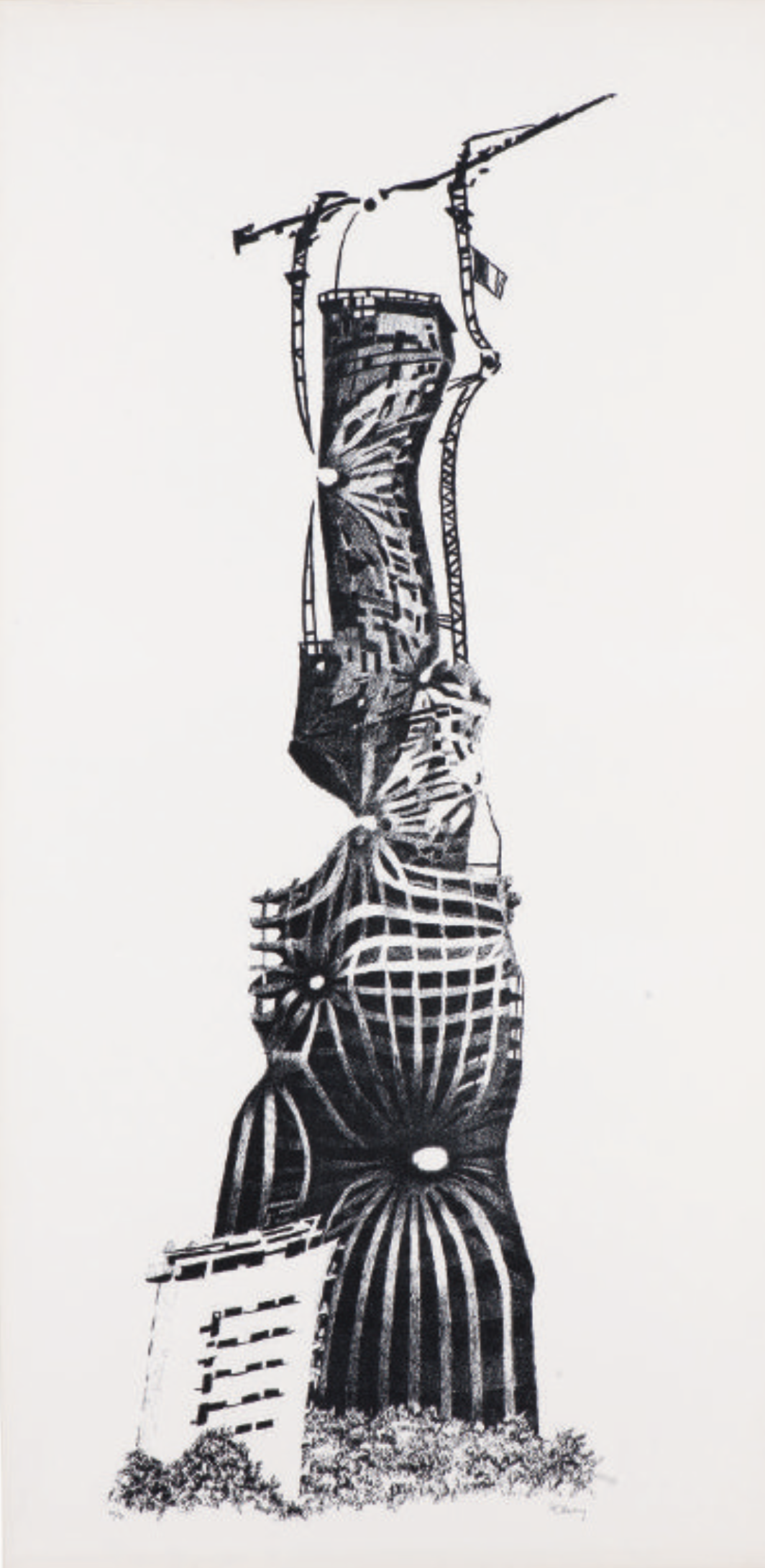 Pol Bury – Senza titolo, 1980 – Screen-print
