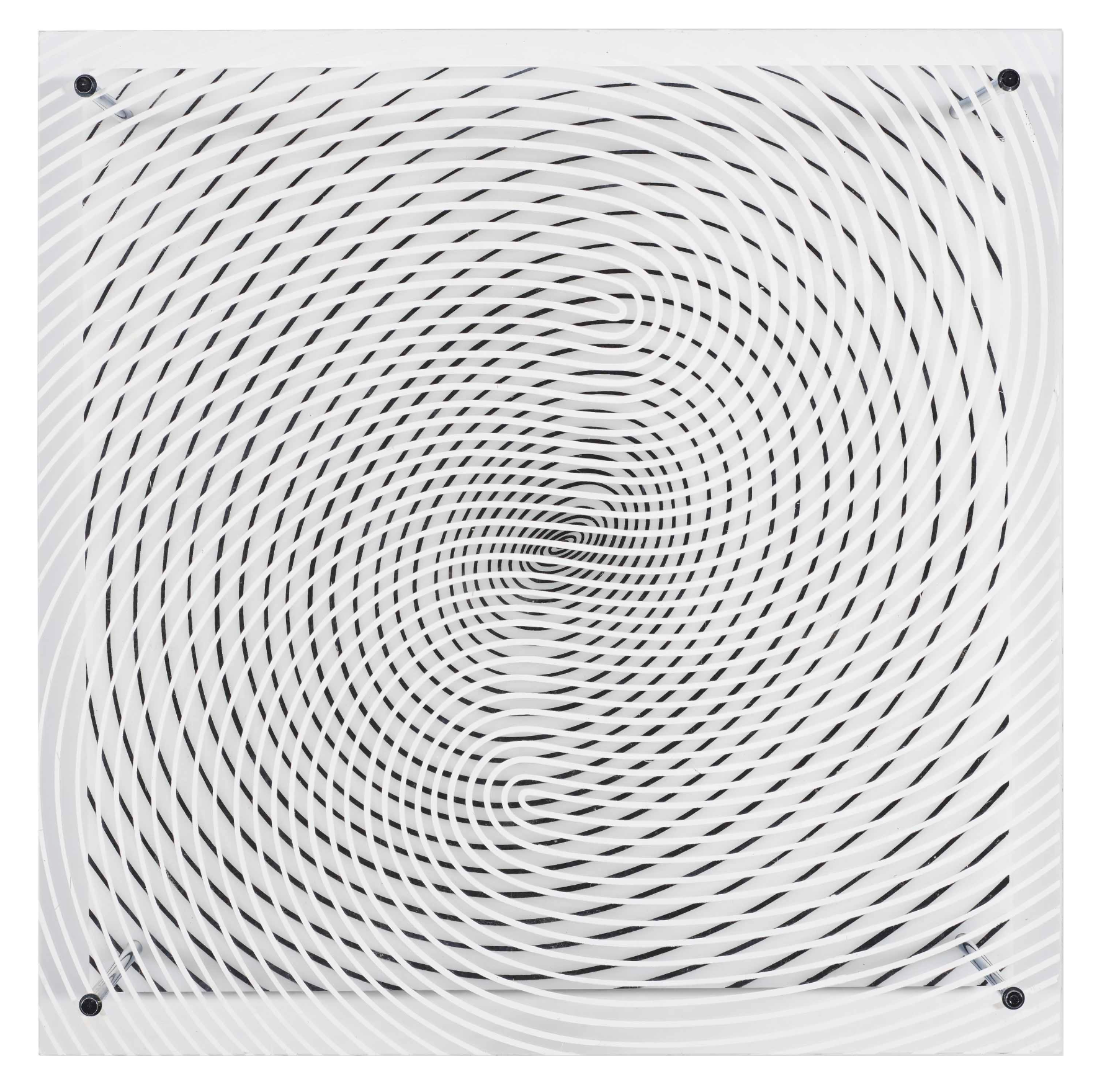 Rafael Jesus Soto – Espiral Doble, 1979 – Mischtechnik