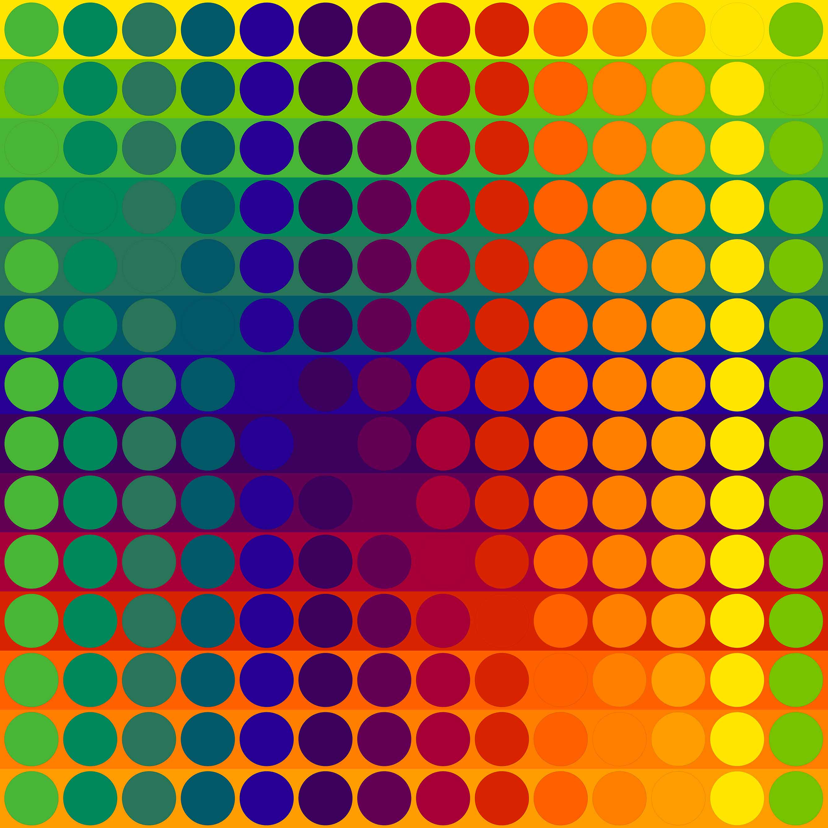 Julio Le Parc – Color Secuencia 2, 2024 – Lithographie