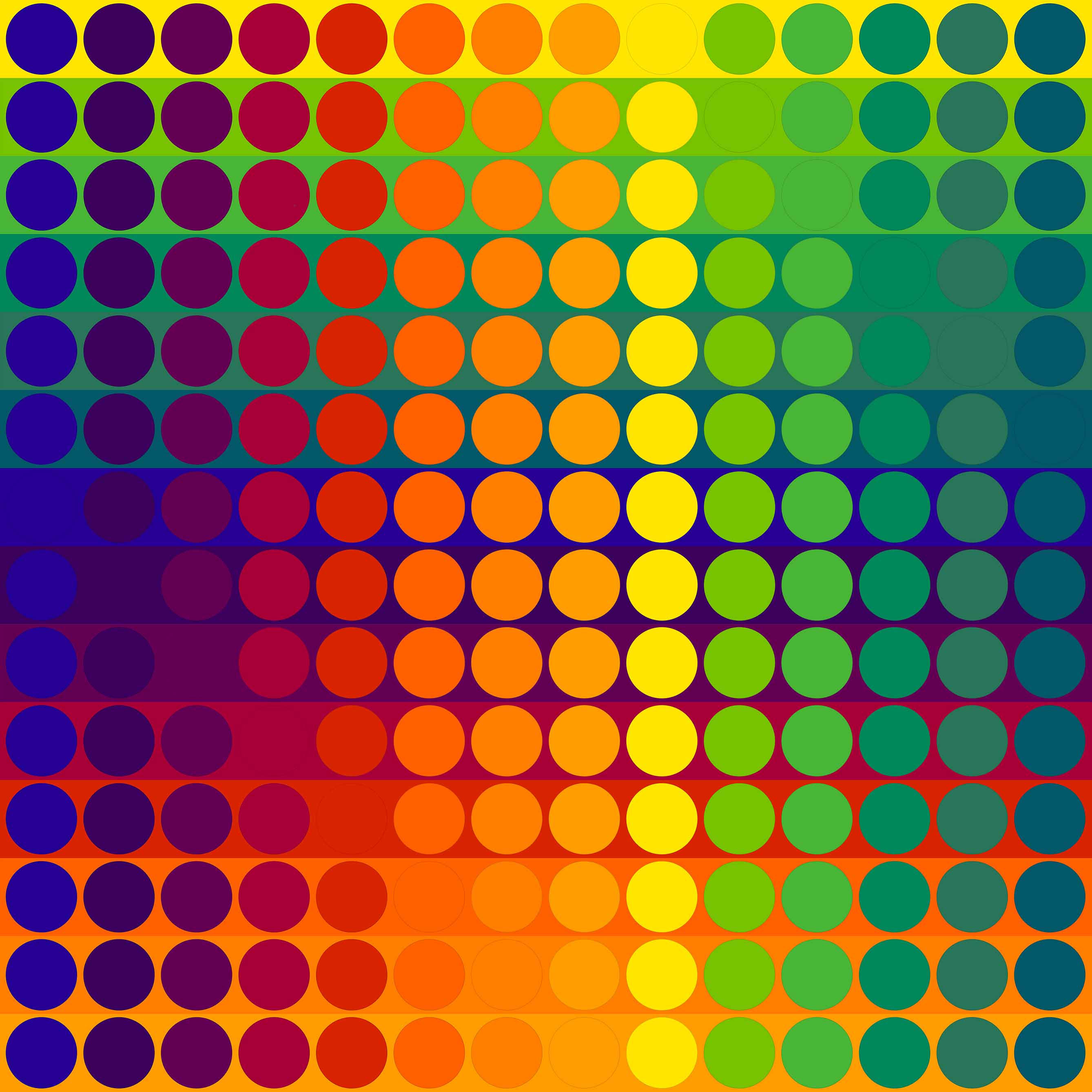 Julio Le Parc – Color Secuencia 4, 2024 – Lithographie