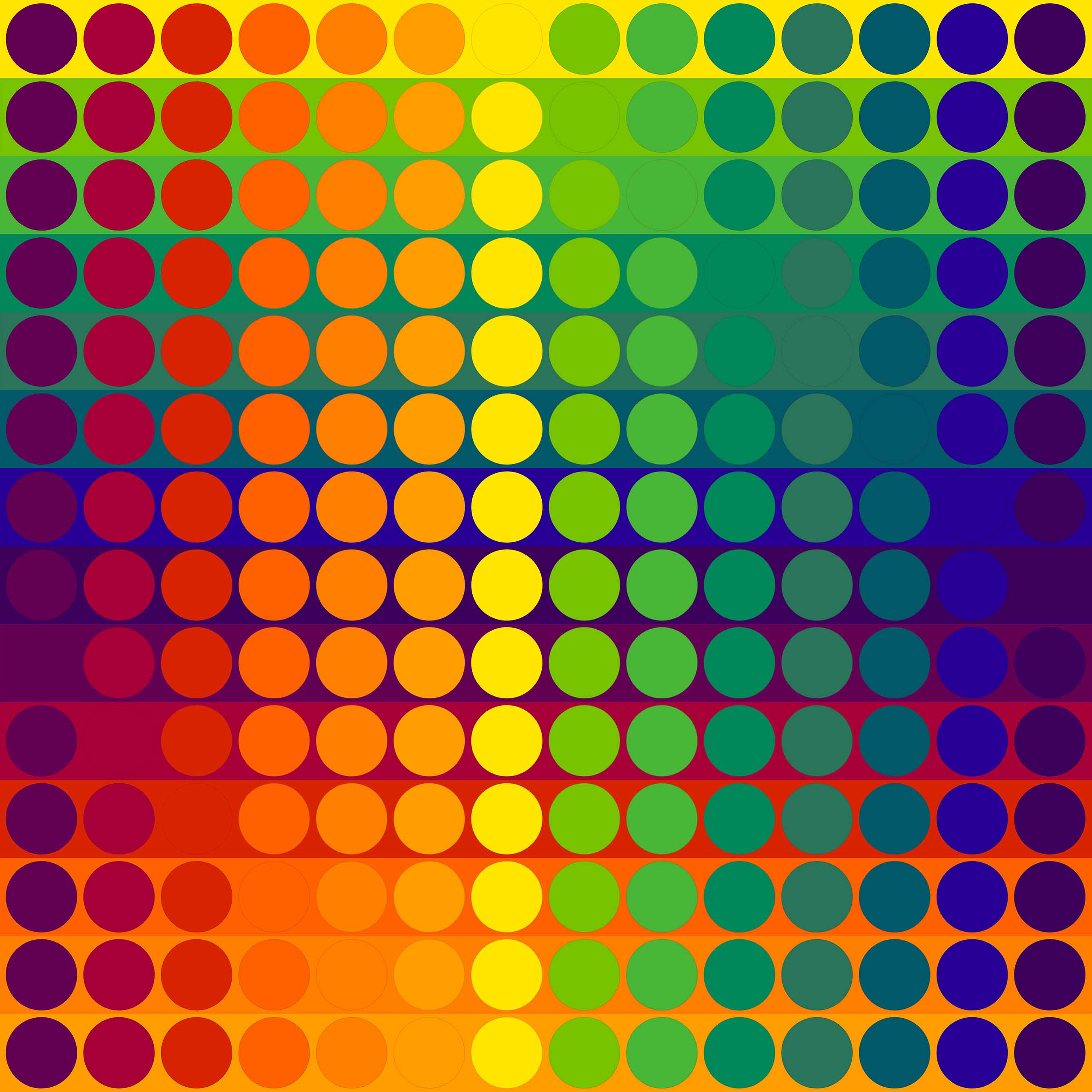 Julio Le Parc – Color Secuencia 5, 2024 – Lithographie
