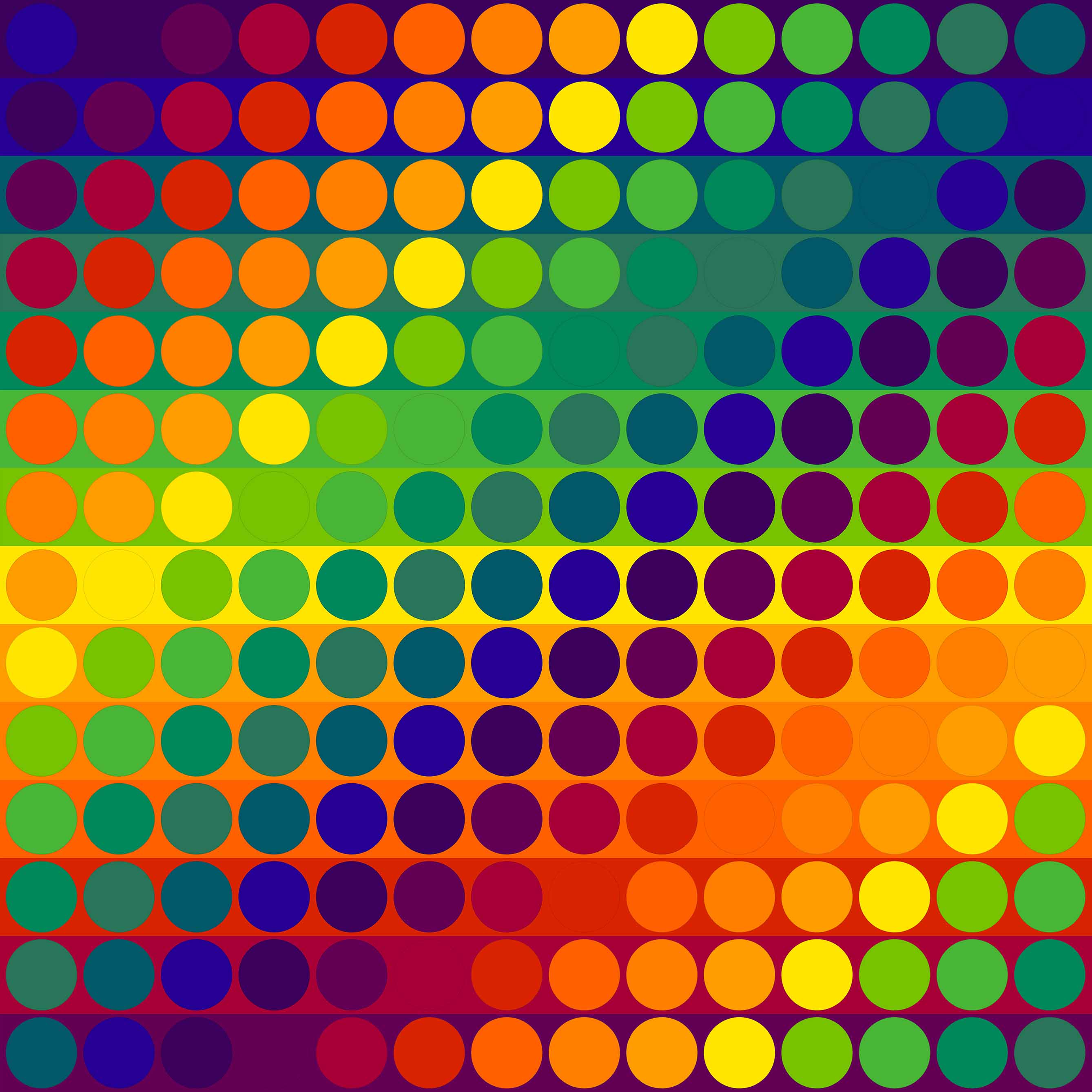 Julio Le Parc – Color Secuencia 11, 2024 – Lithographie