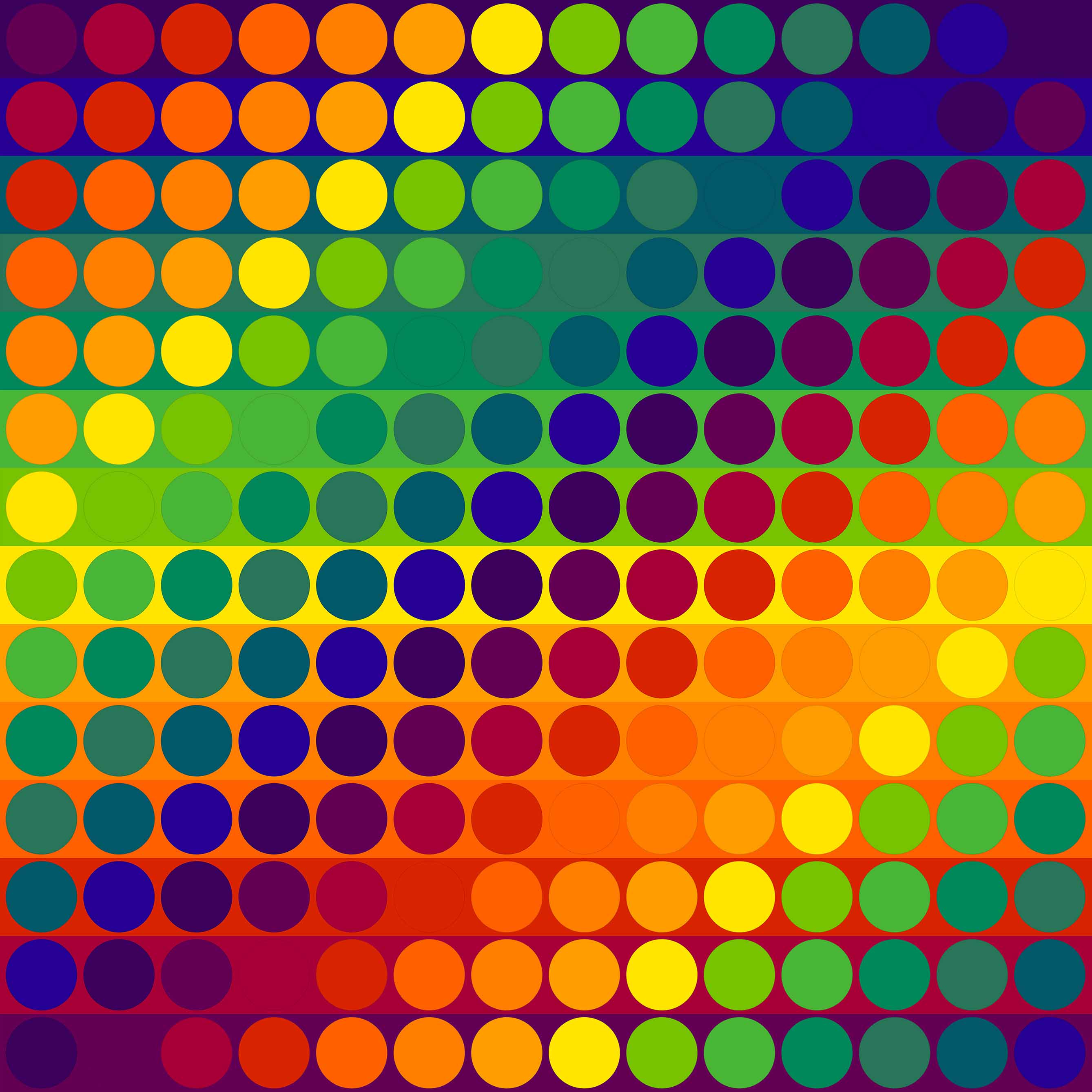 Julio Le Parc – Color Secuencia 12, 2024 – Lithographie