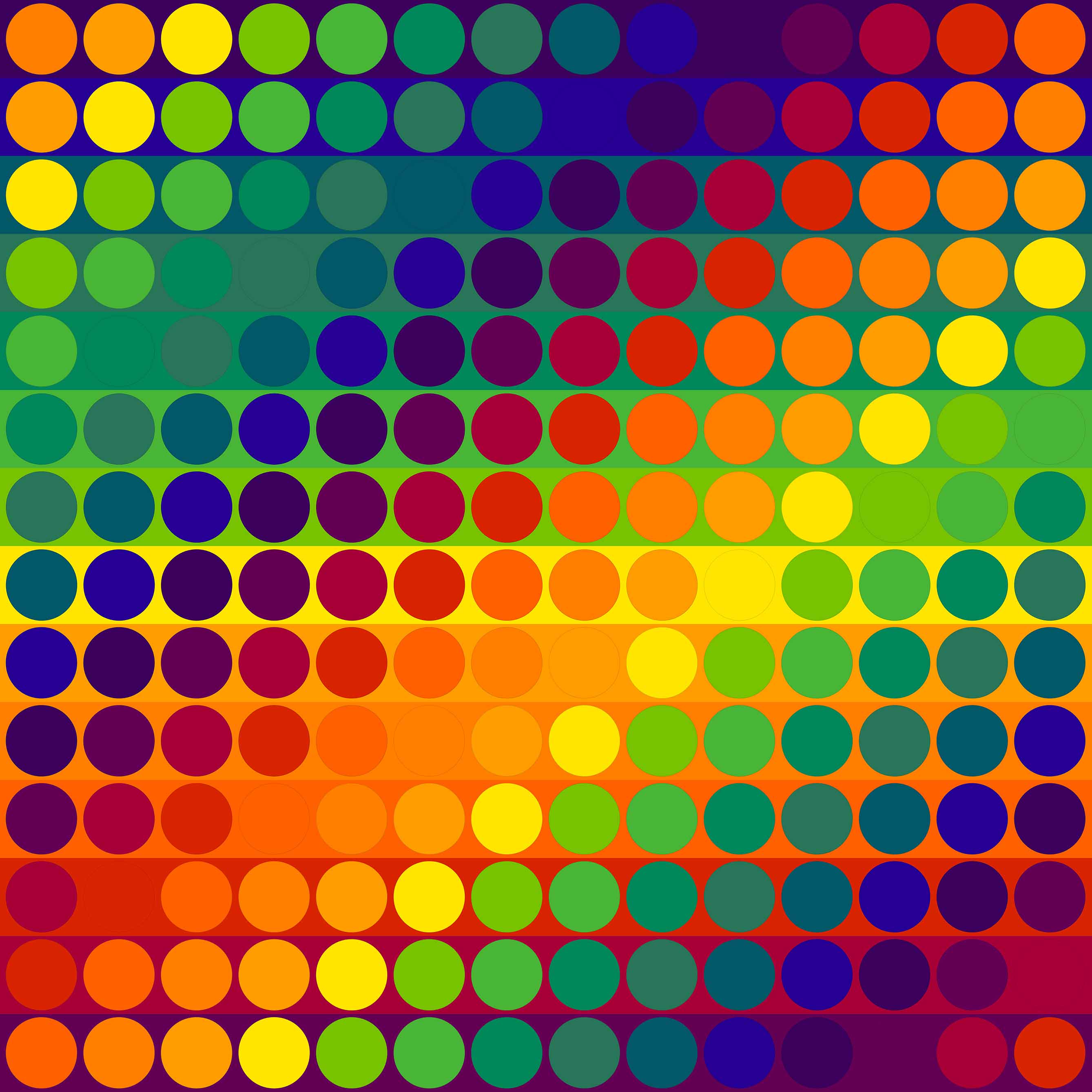 Julio Le Parc – Color Secuencia 14, 2024 – Lithographie
