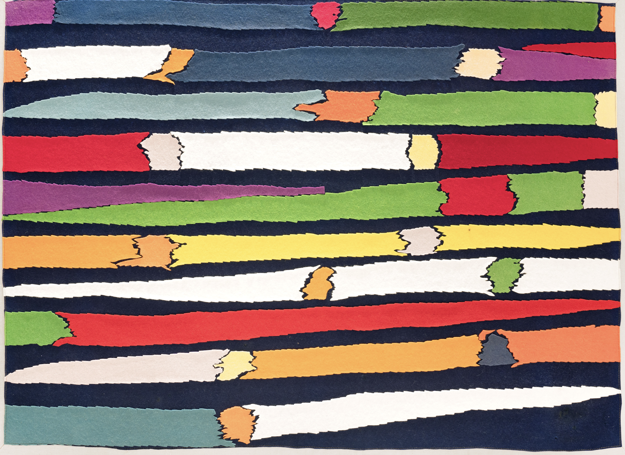 Piero Dorazio – Felt Collage, 1974 – Collage