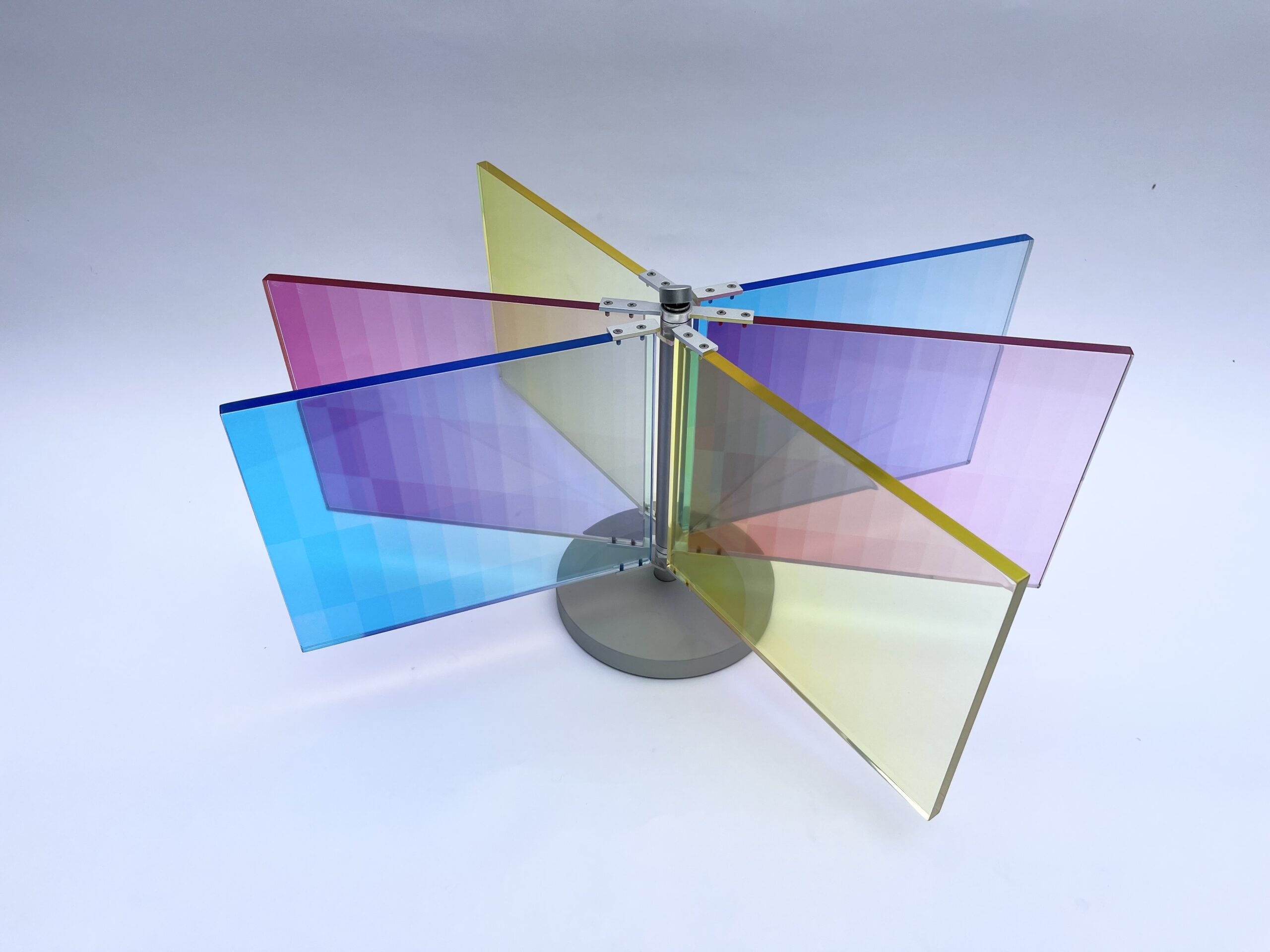 Felipe Pantone – Subtractive Variability Orbital, 2023 – Mixed Media