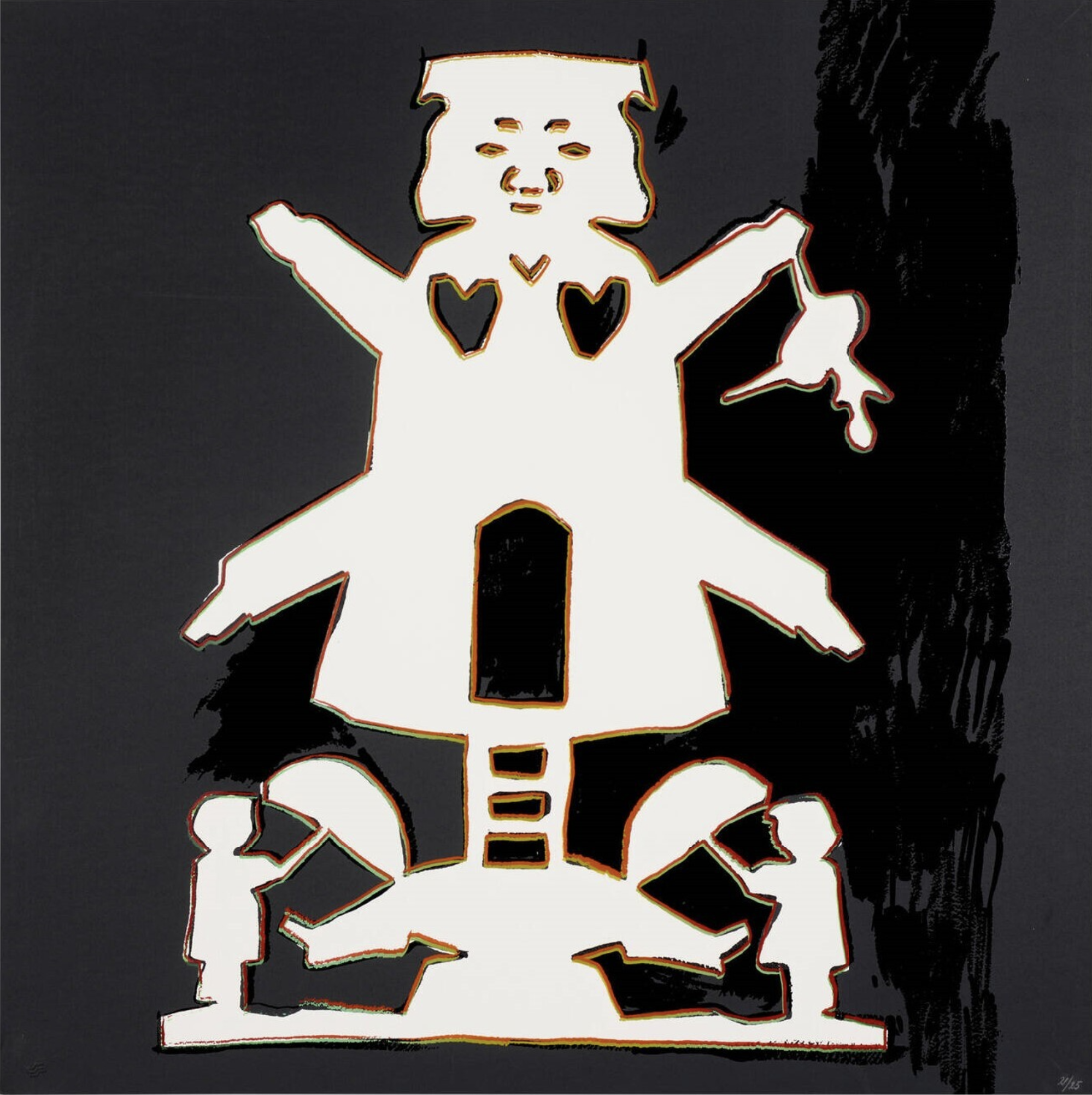 Andy Warhol – Hans Christian Andersen (Miller with two Ole Lukojes), 1987 – Screen-print